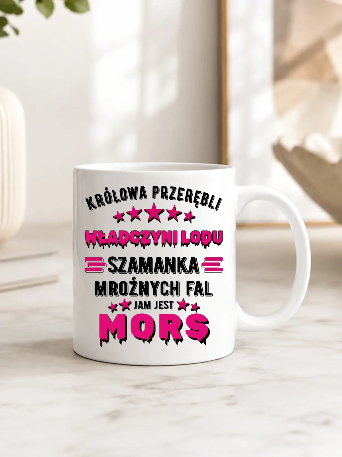 Kubek - prezent dla morsa - Królowa przerębli Jam jest mors HM17