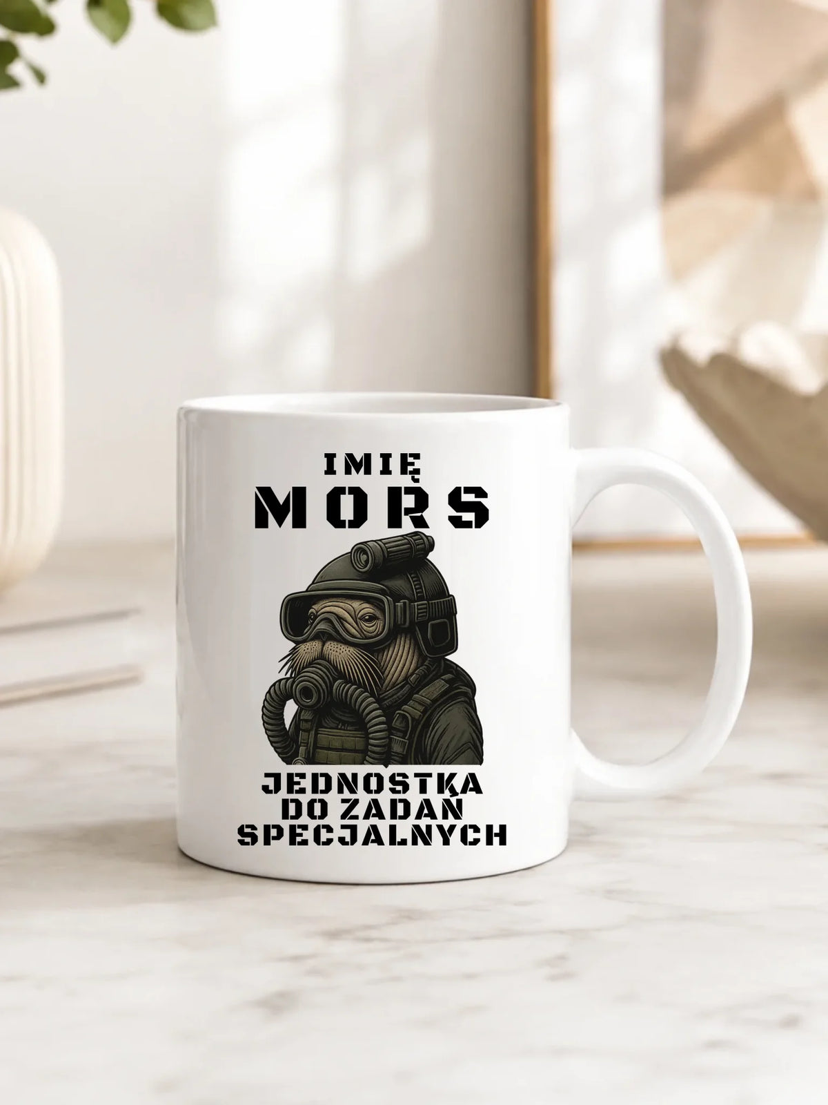 Kubek - prezent dla morsa - Mors do zadań specjalnych - personalizowany HM07