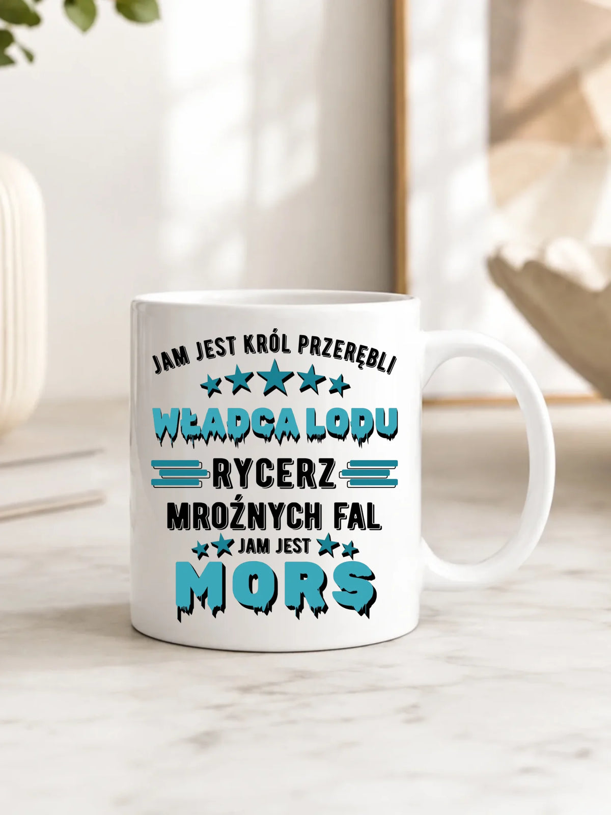 Kubek - prezent dla morsa - Jam jest Król przerębli Jam jest mors HM13