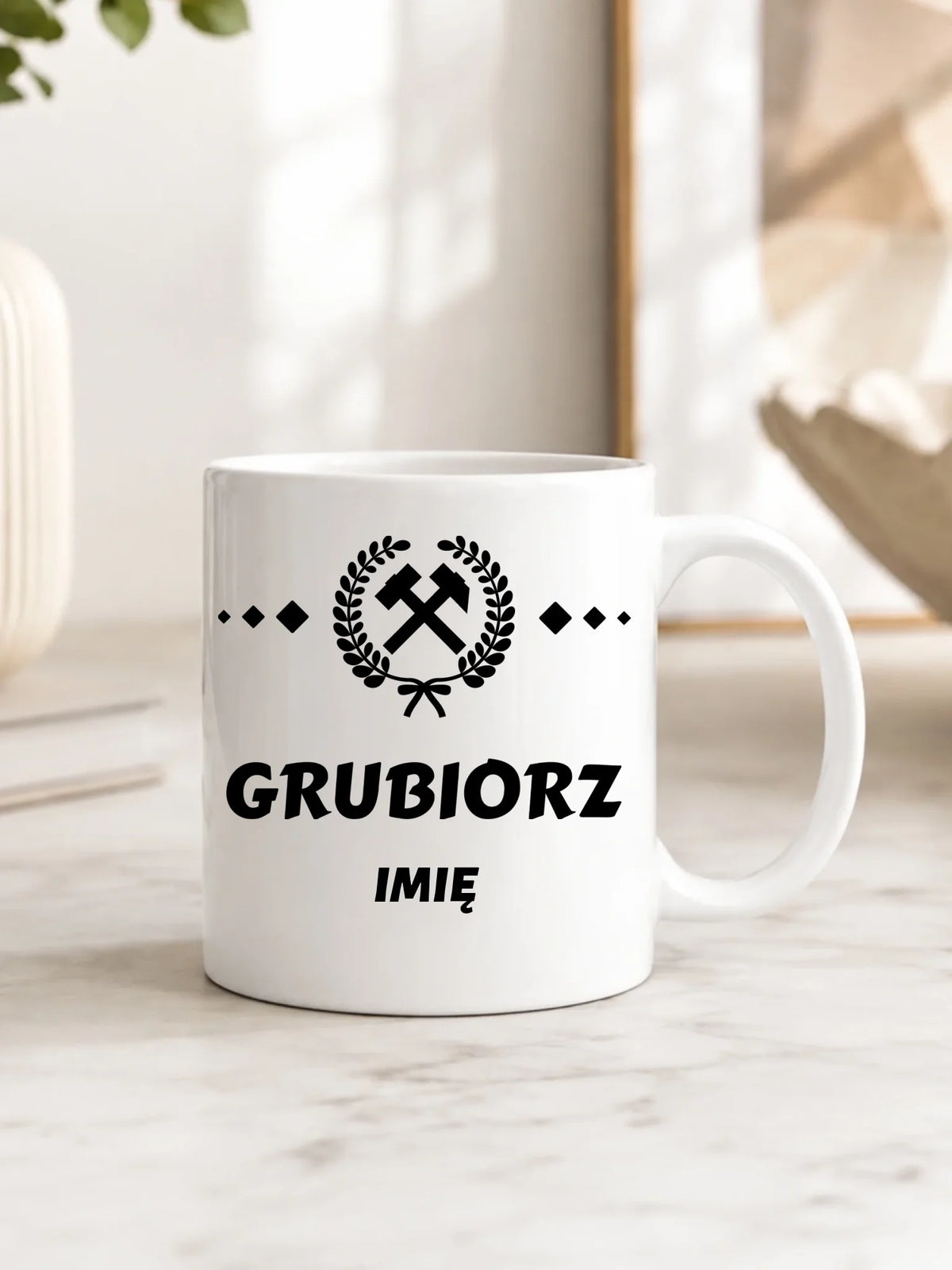 Kubek - prezent dla górnika - Grubiorz - personalizowany G03