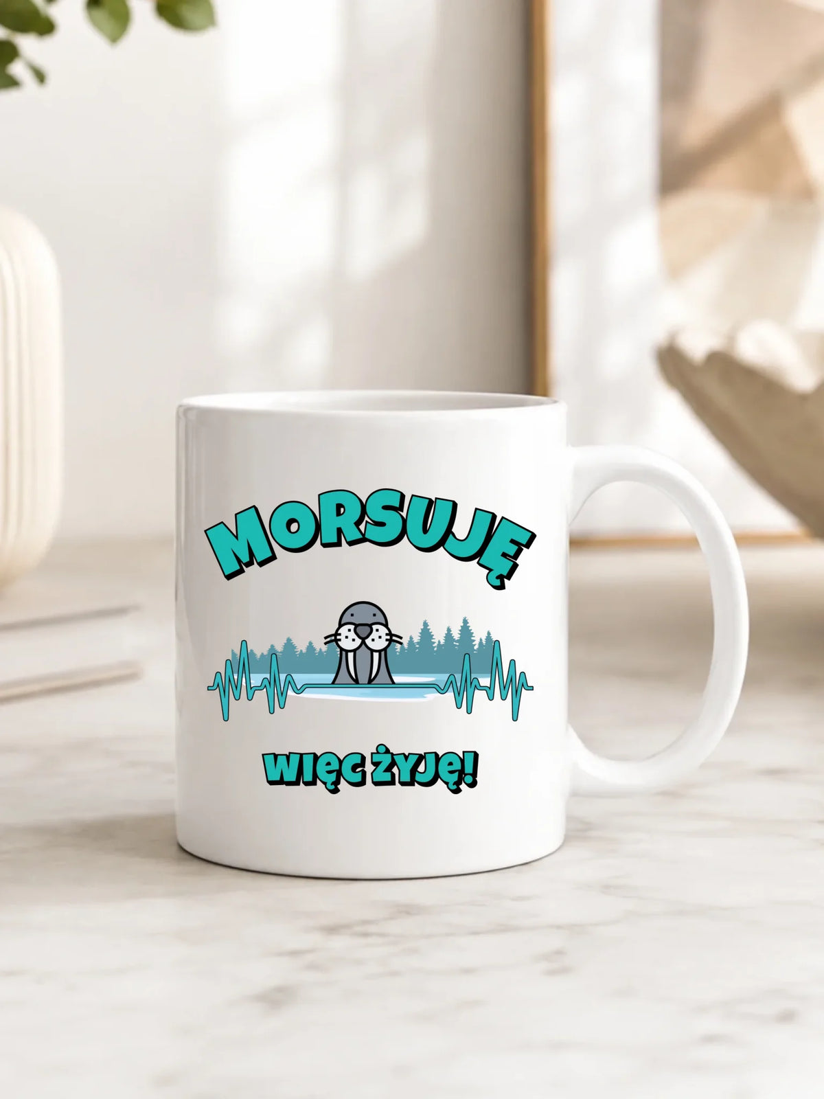 Kubek - prezent dla morsa - Morsuję więc żyję - Mors HM02