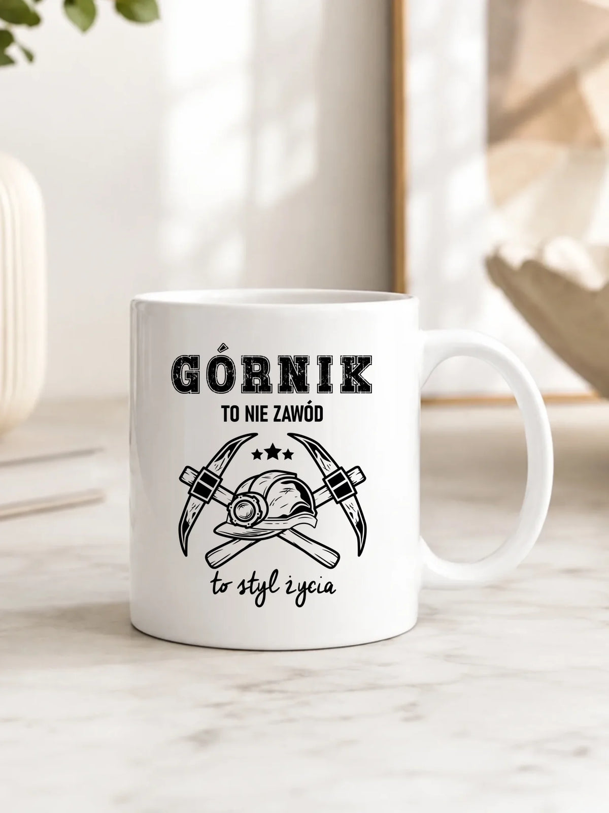 Kubek - prezent dla górnika - Górnik to nie zawód to styl życia G05