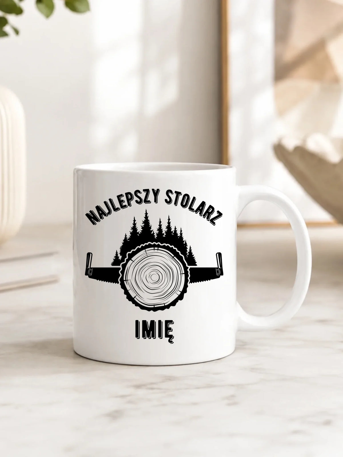 Kubek dla stolarza - Najlepszy stolarz - personalizowany ZS01