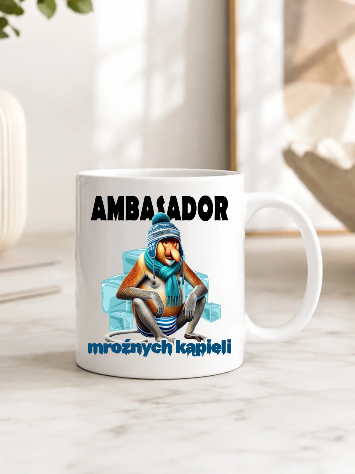 Kubek - prezent dla morsa - Janusz Nosacz Mors - Ambasador mroźnych kąpieli HM03