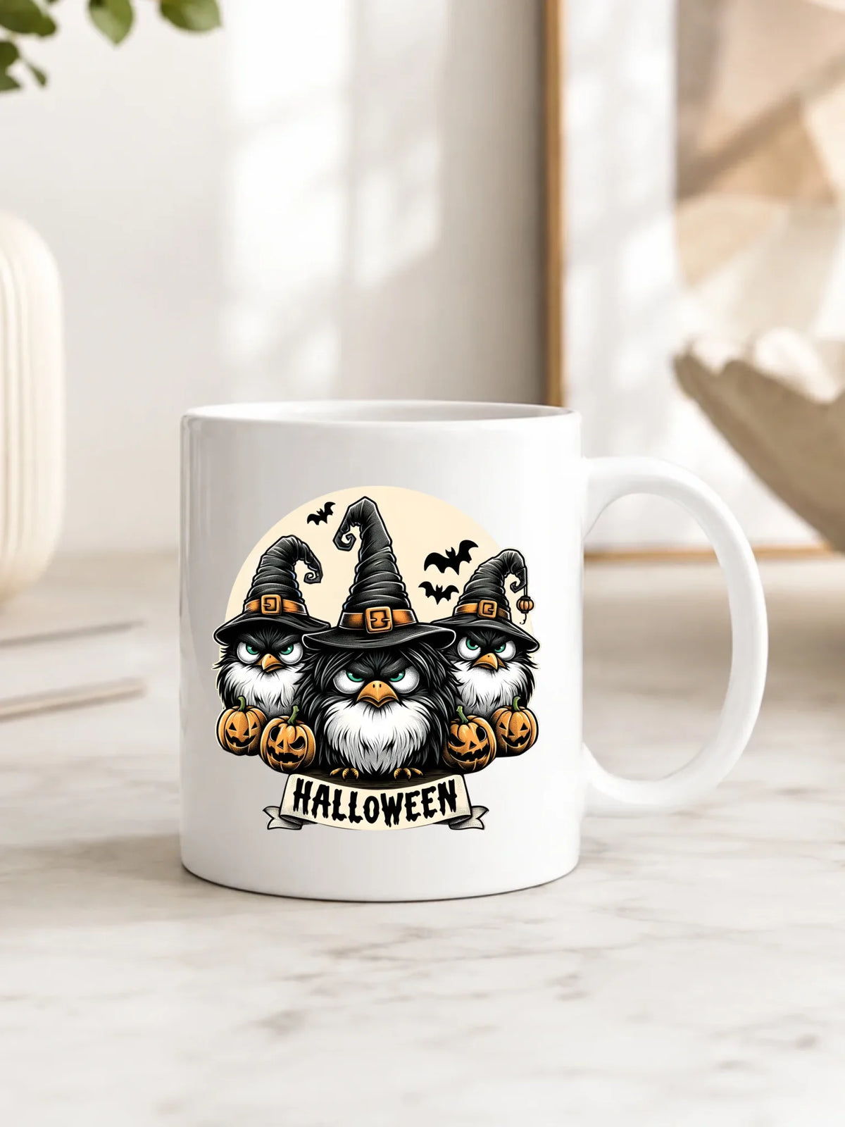 Kubek na Halloween - Upiorne sowy wiedźmy HL15