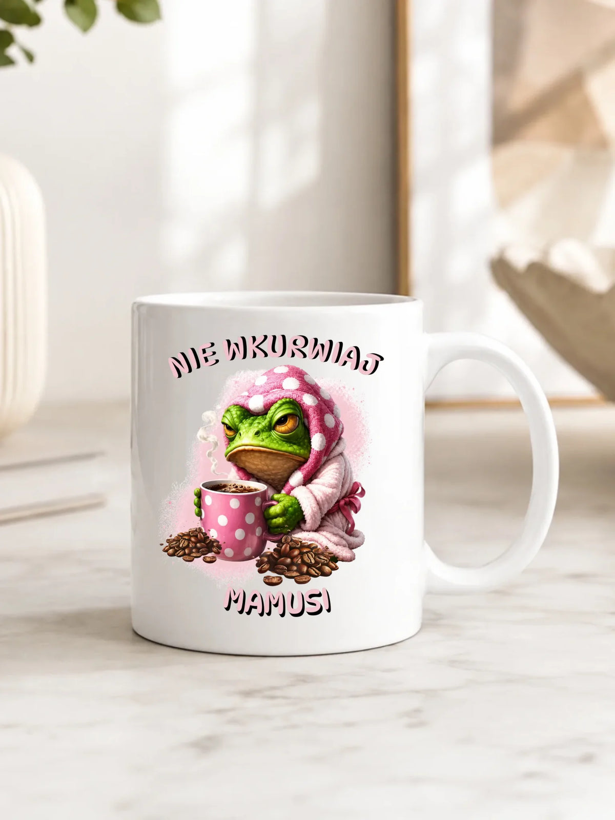 Kubek dla mamy - Nie wku*wiaj mamusi - bez cenzury DM49