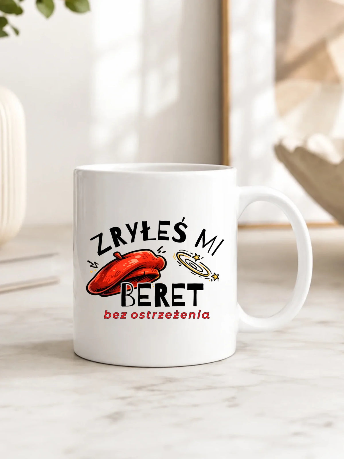 Kubek dla faceta - Zryłeś mi beret DCH34