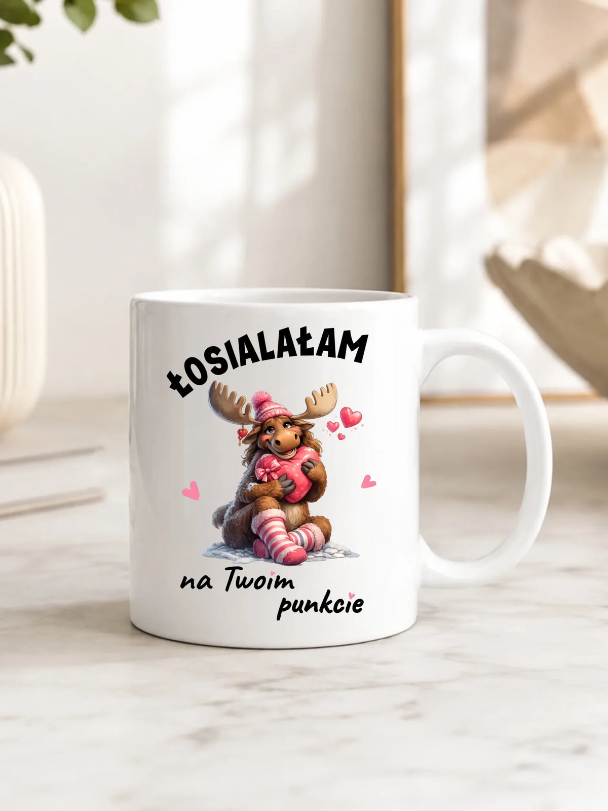 Kubek dla par - Łosialałam na Twoim punkcie W67