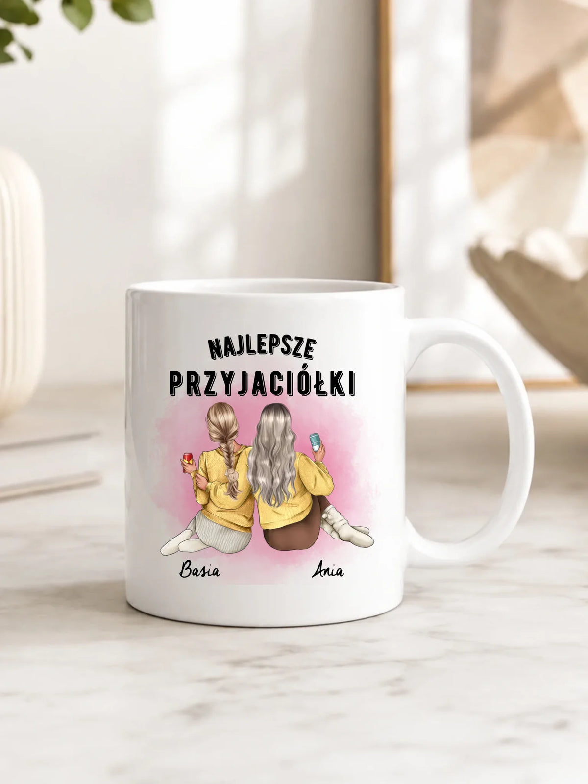 Kubek - prezent dla przyjaciółek - Najlepsze przyjaciółki 2-4 osób - personalizowany PR01