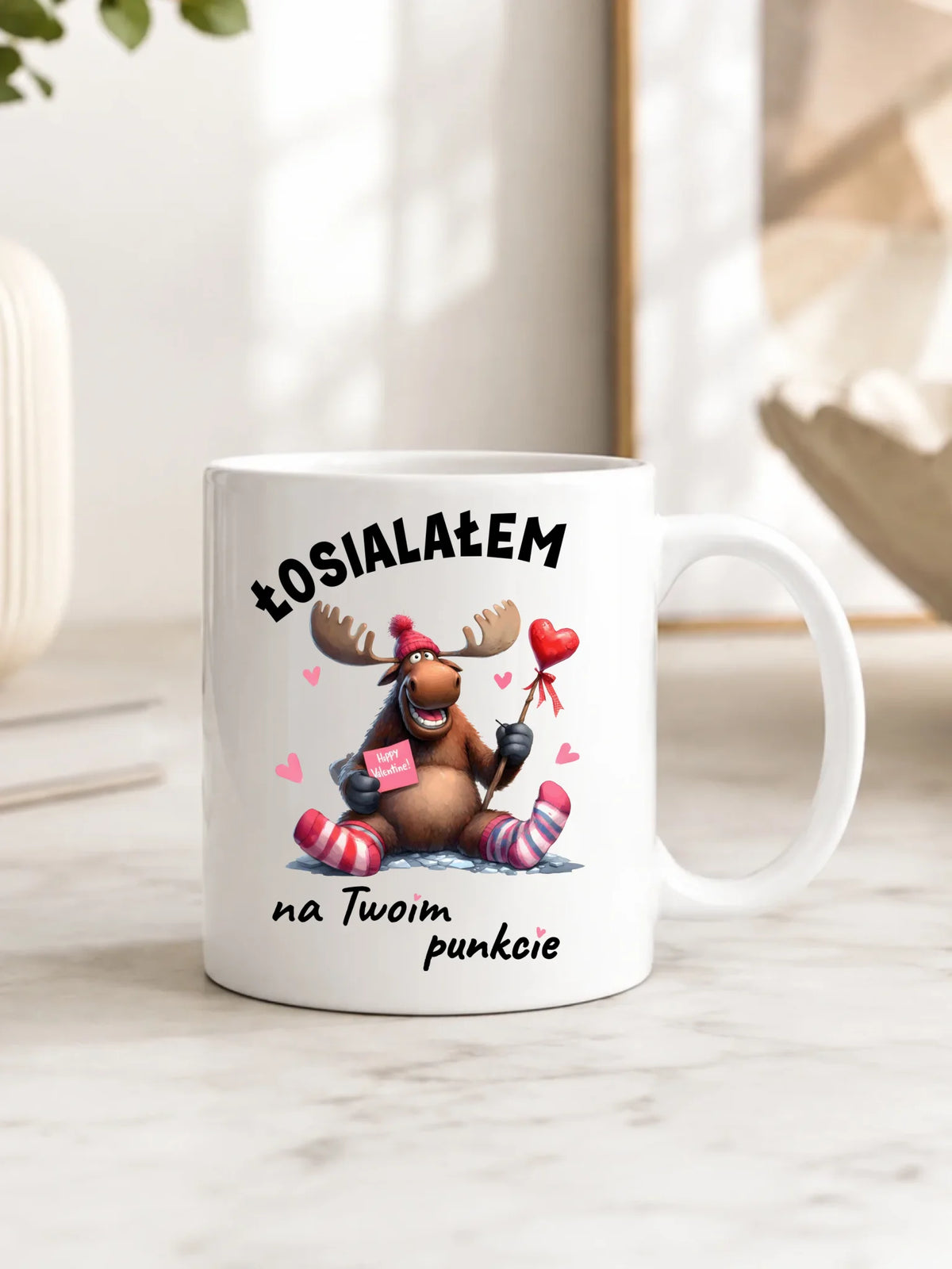 Kubek dla par - Łosialałem na Twoim punkcie W66