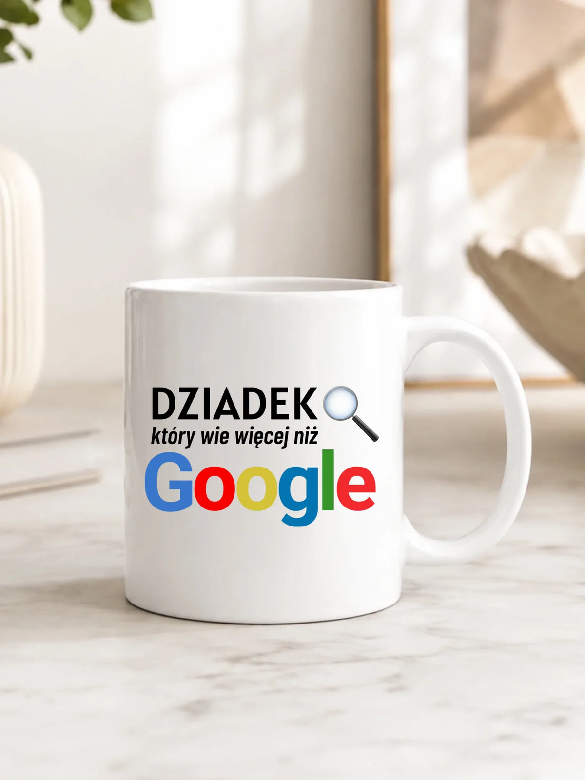 Kubek dla dziadka - Dziadek który wie więcej niż google D44