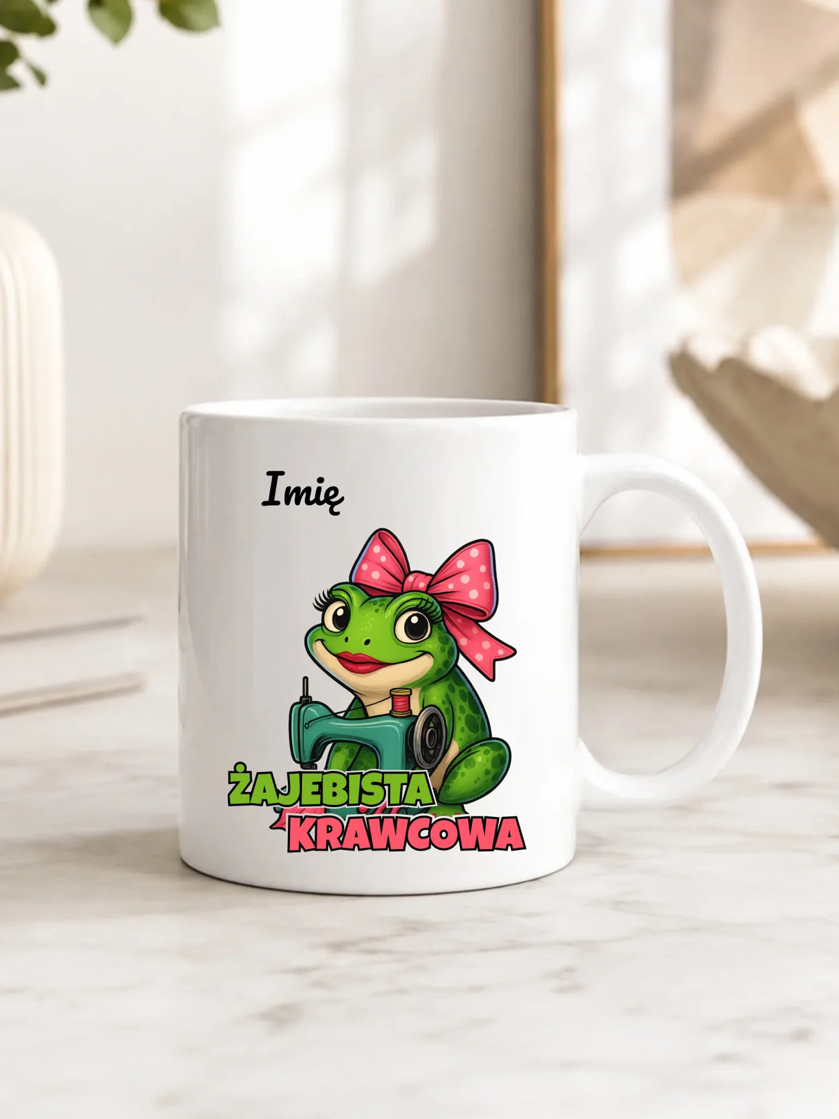 Kubek szyciowy dla krawcowej – Żajebista krawcowa - personalizowany HS32