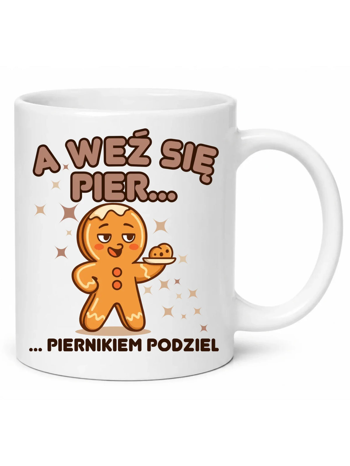 Kubek świąteczny - Piernik A weź się pier... piernikiem podziel BN87