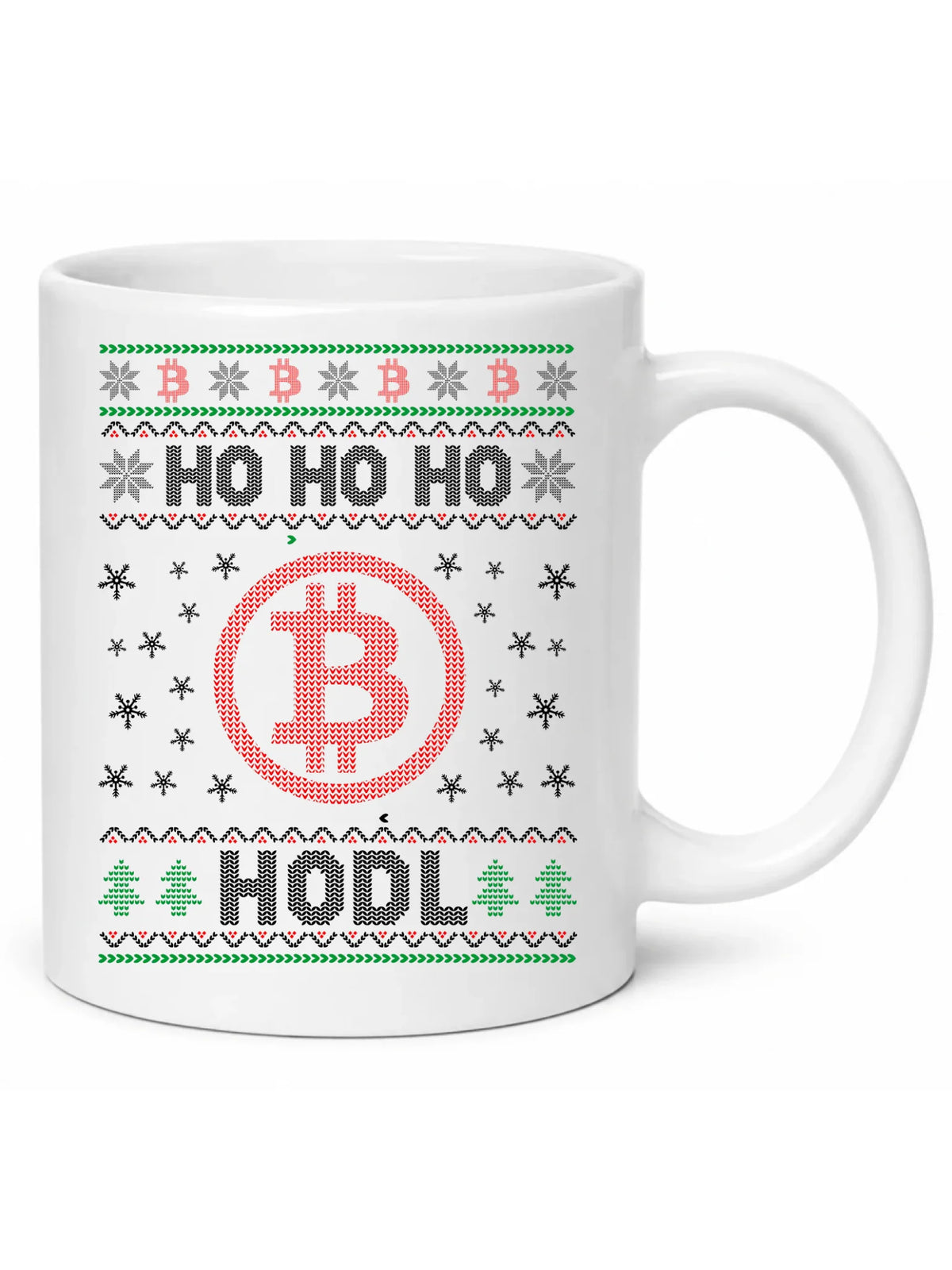 Kubek świąteczny - Bitcoin - Ho Ho hodl BN103