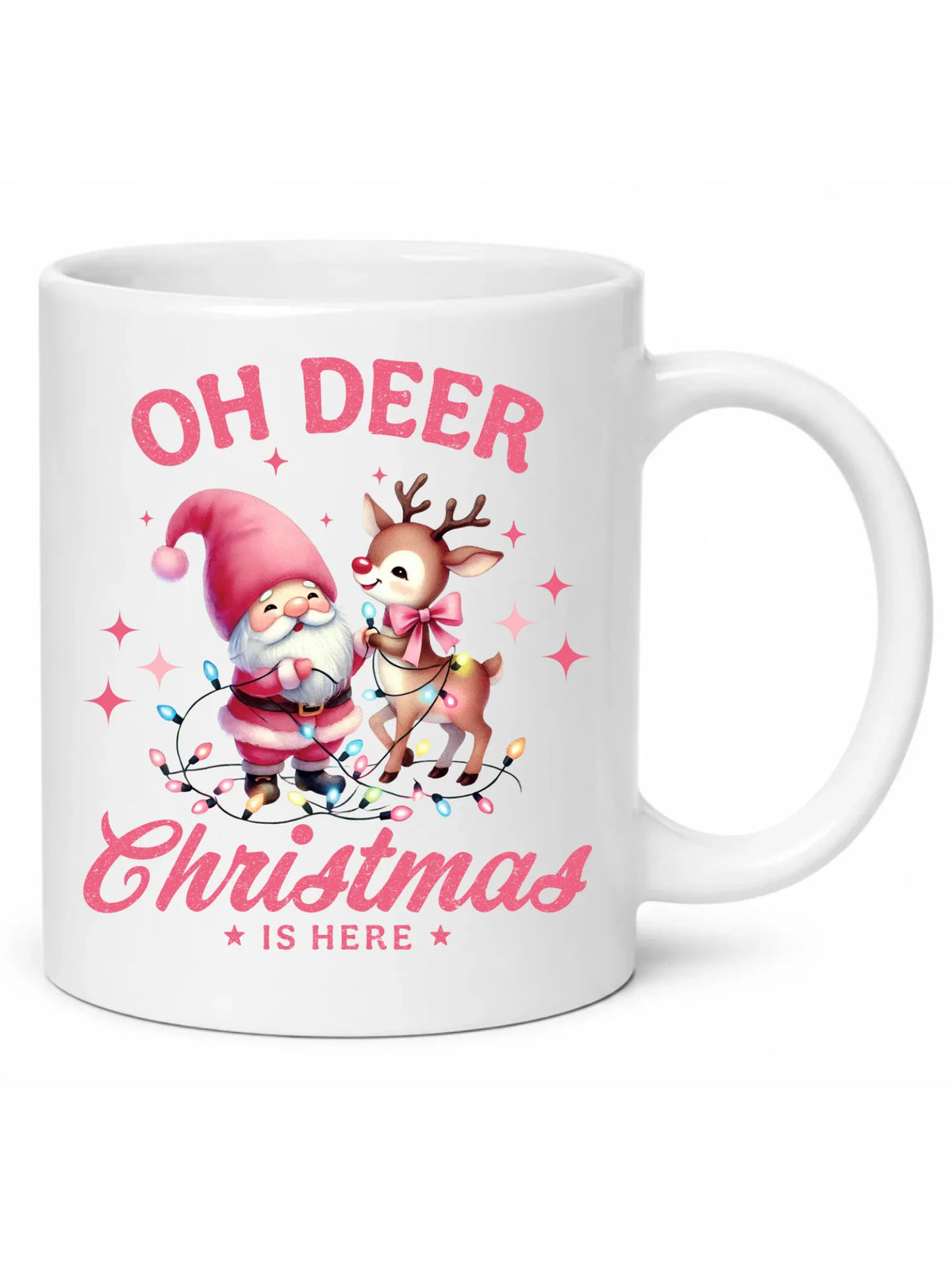Kubek świąteczny - Oh deer Christmas is here BN59