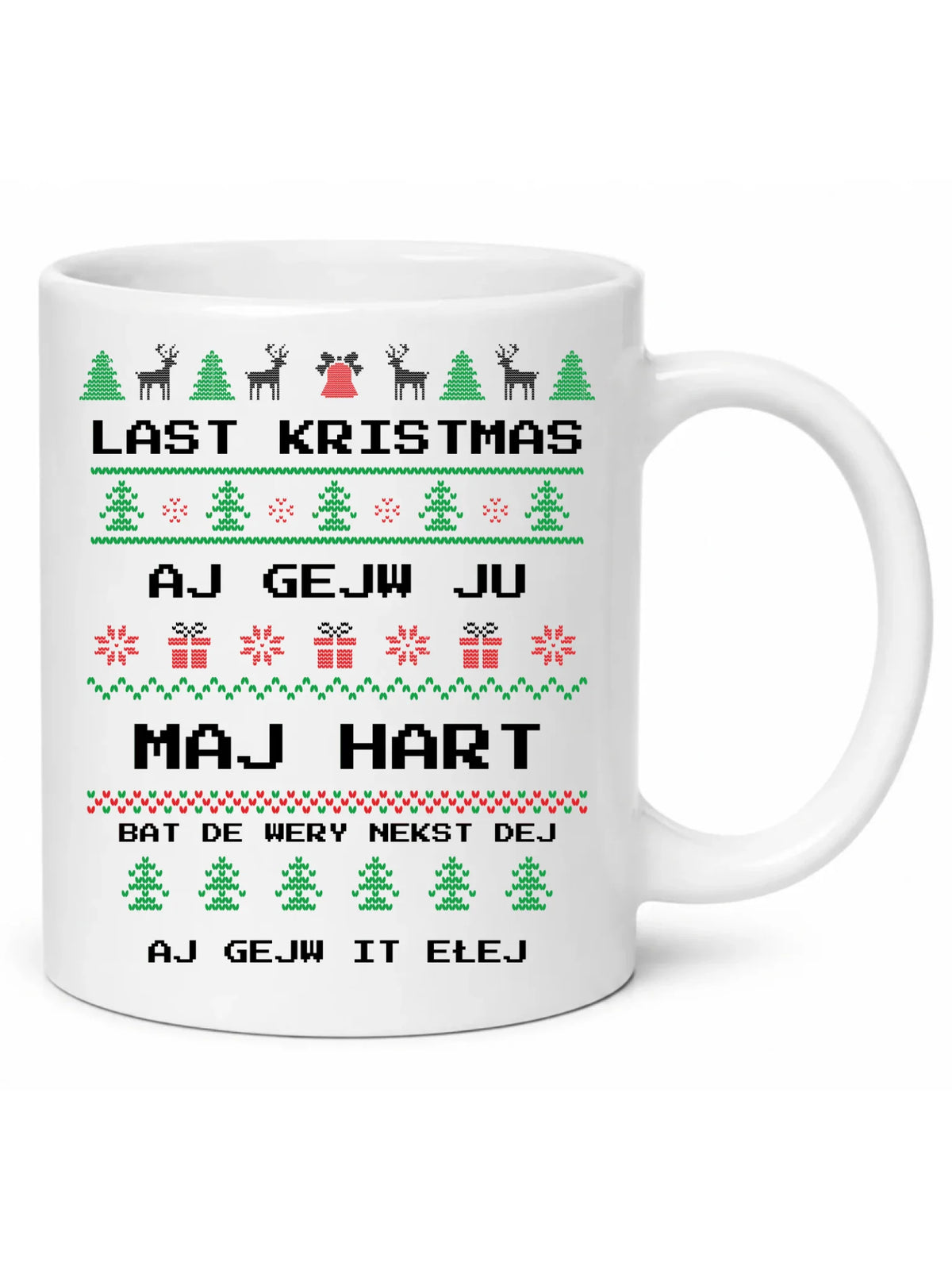 Kubek świąteczny - Last kristmas aj gejw ju maj hart BN13