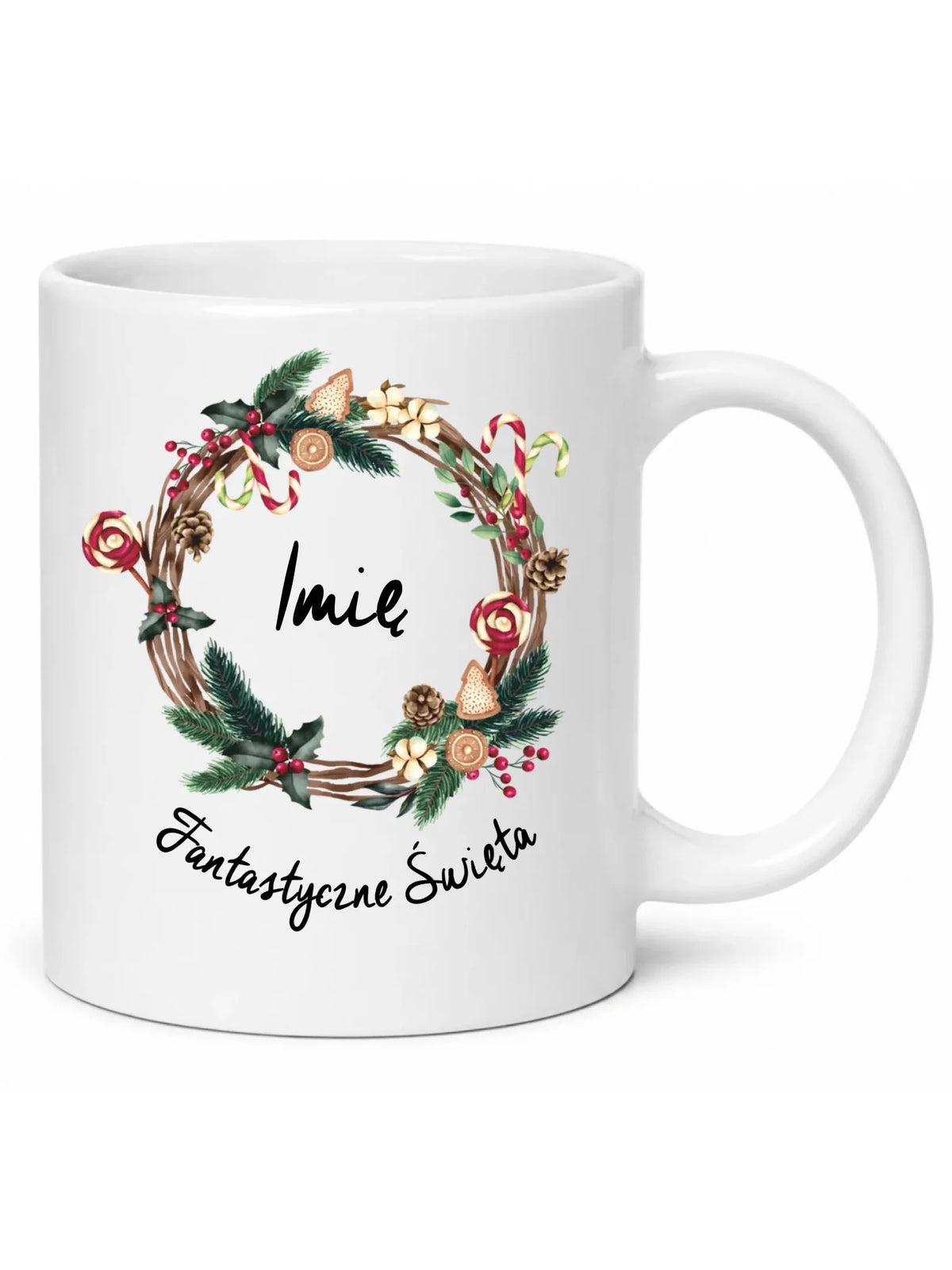 Kubek świąteczny - Fantastyczne Święta - personalizowany BN14