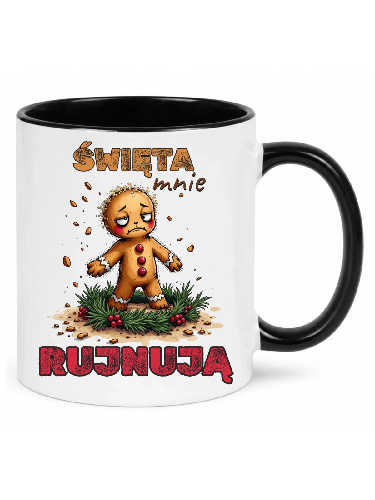 Kubek świąteczny - Piernik Święta mnie rujnują BN143