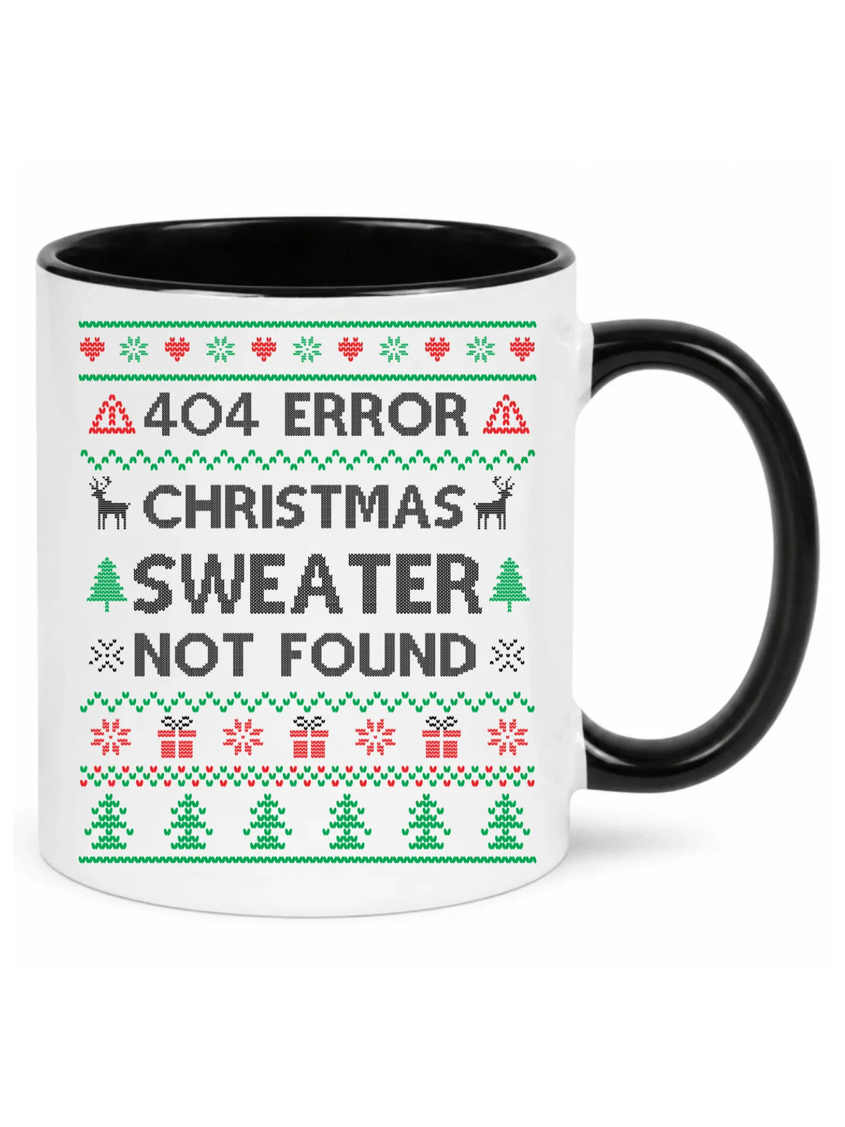 Kubek świąteczny - Error 404 Christmas sweater not found BN107