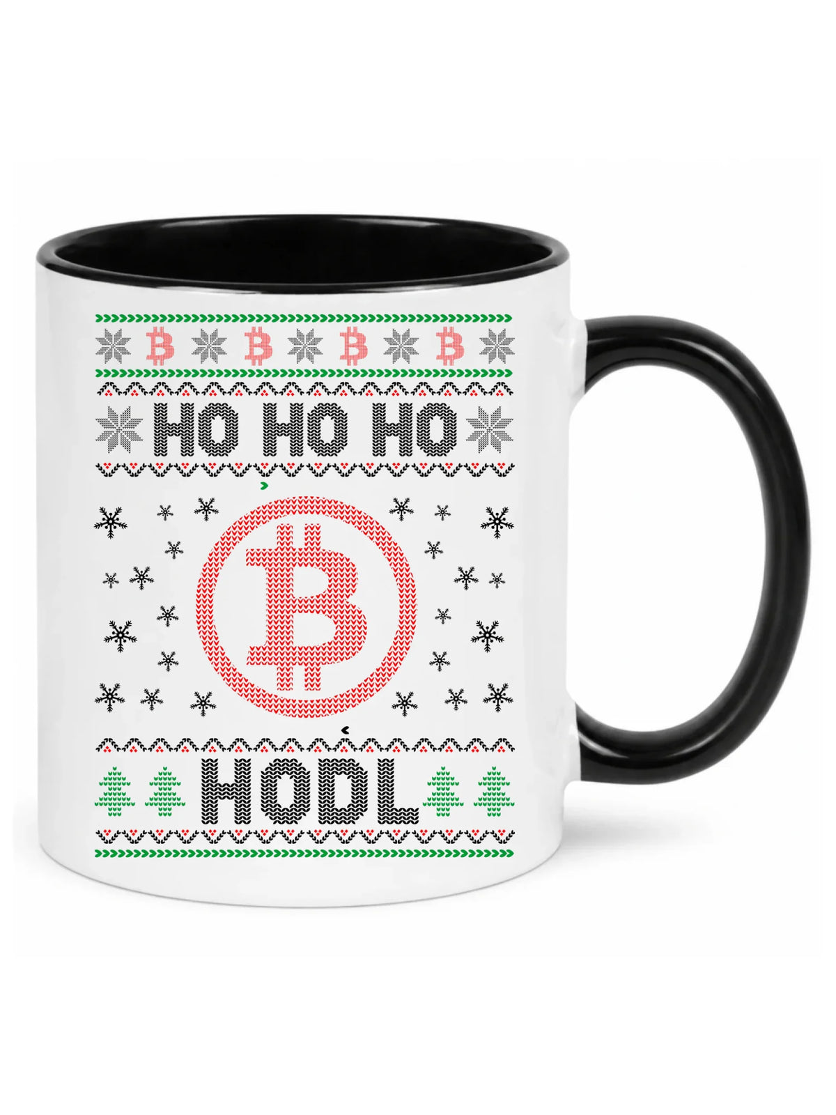 Kubek świąteczny - Bitcoin - Ho Ho hodl BN103