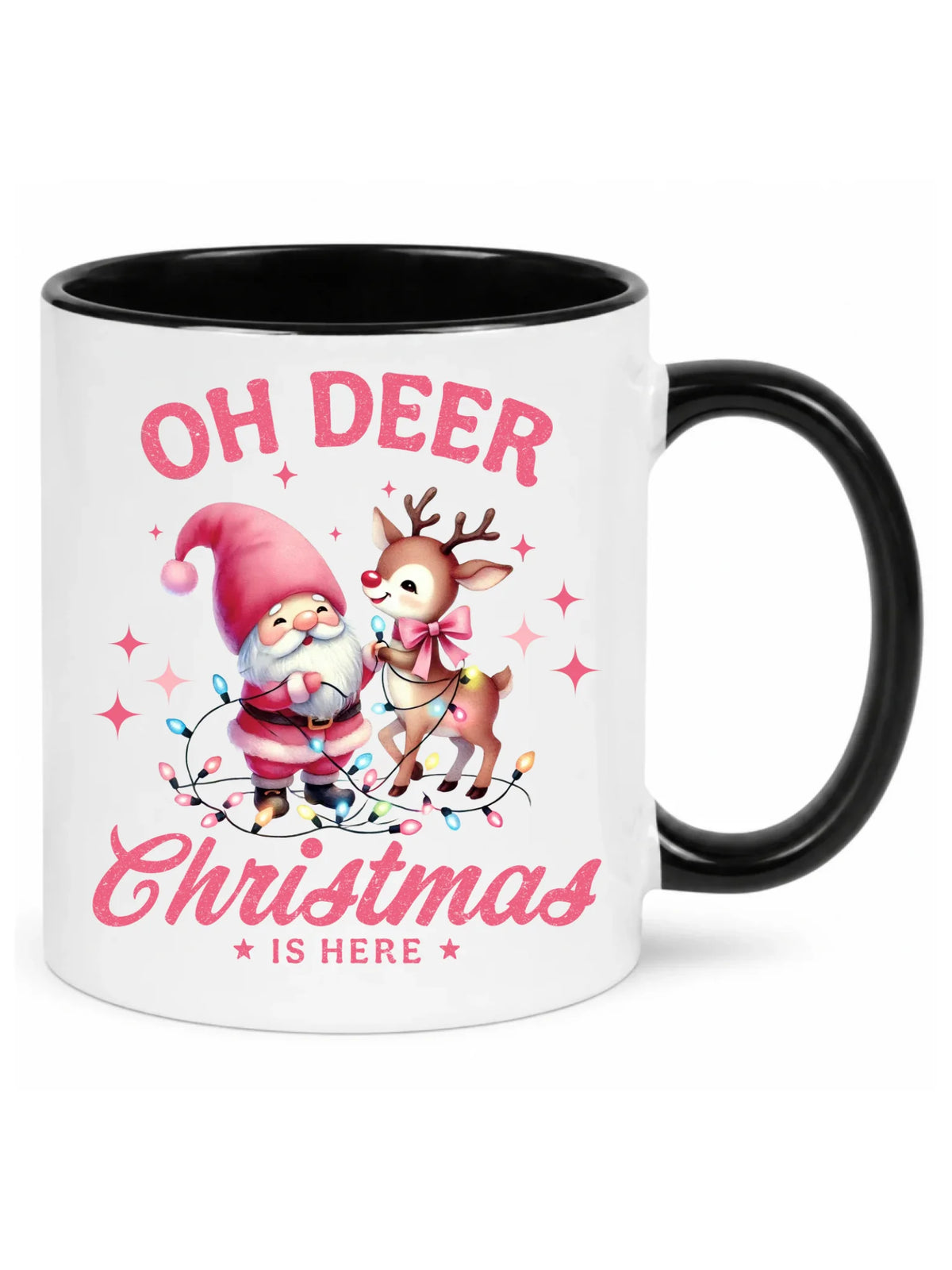 Kubek świąteczny - Oh deer Christmas is here BN59
