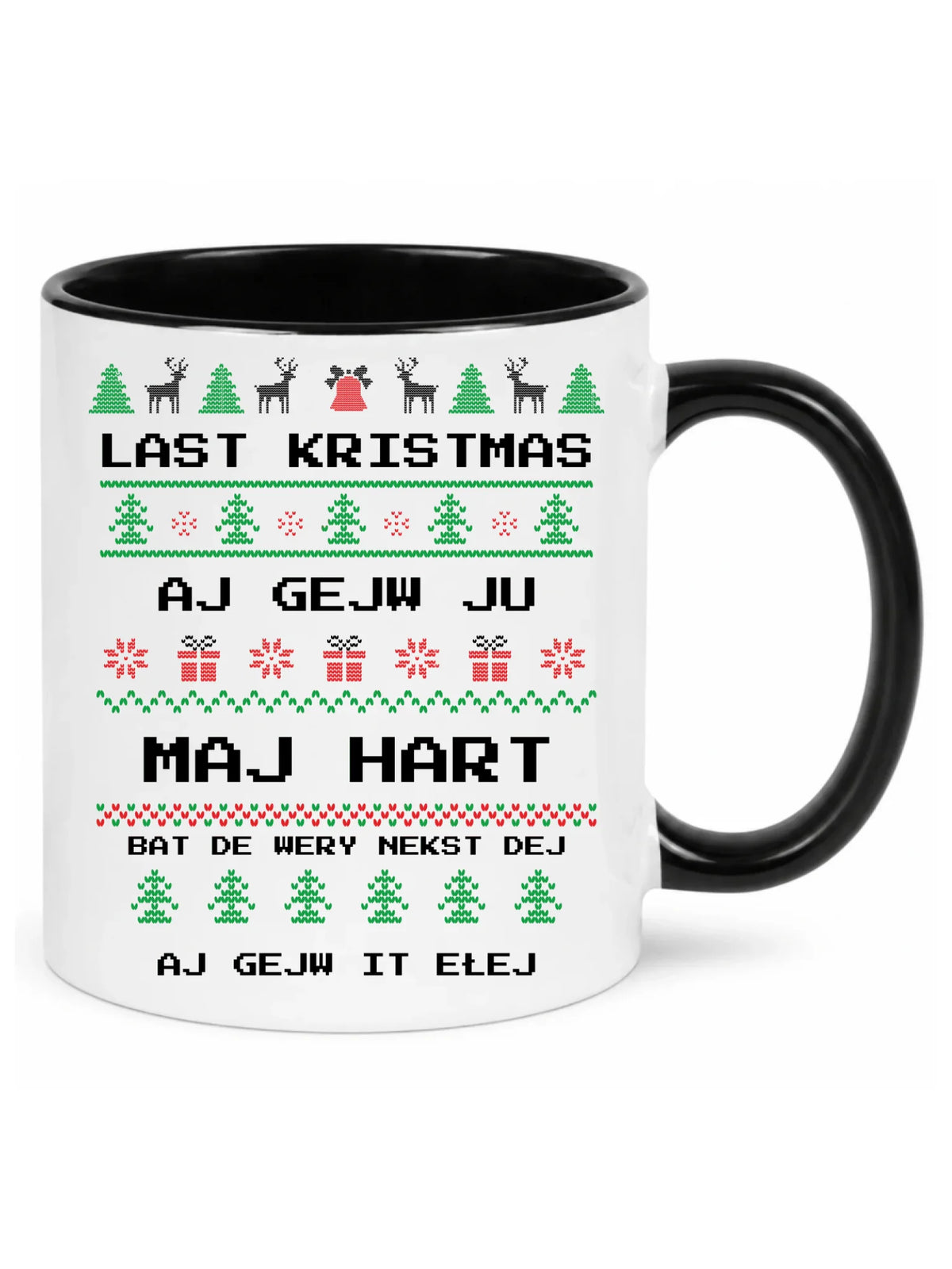 Kubek świąteczny - Last kristmas aj gejw ju maj hart BN13