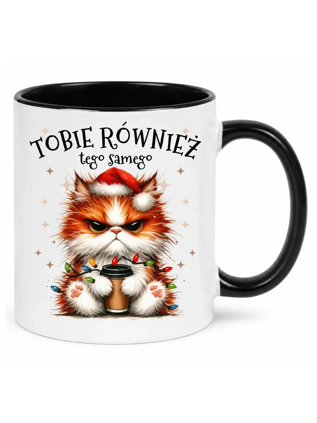 Kubek świąteczny - Grumpy Cat Tobie również tego samego BN32