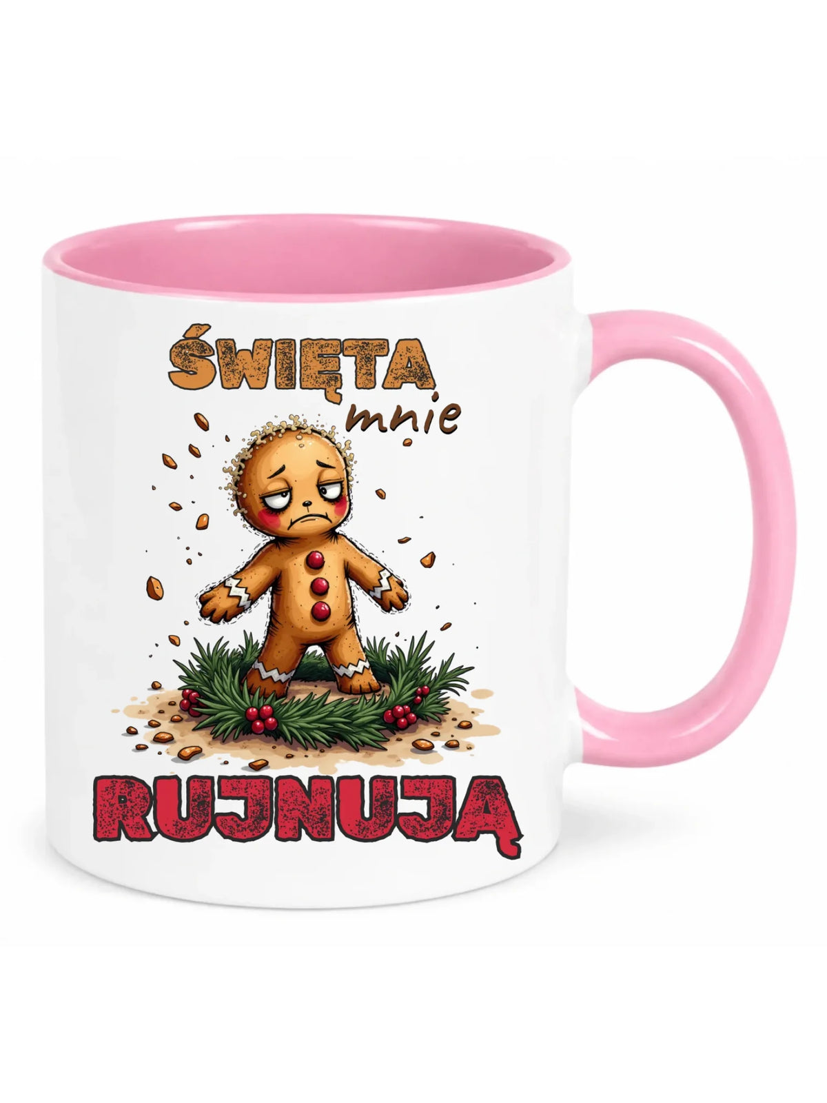 Kubek świąteczny - Piernik Święta mnie rujnują BN143