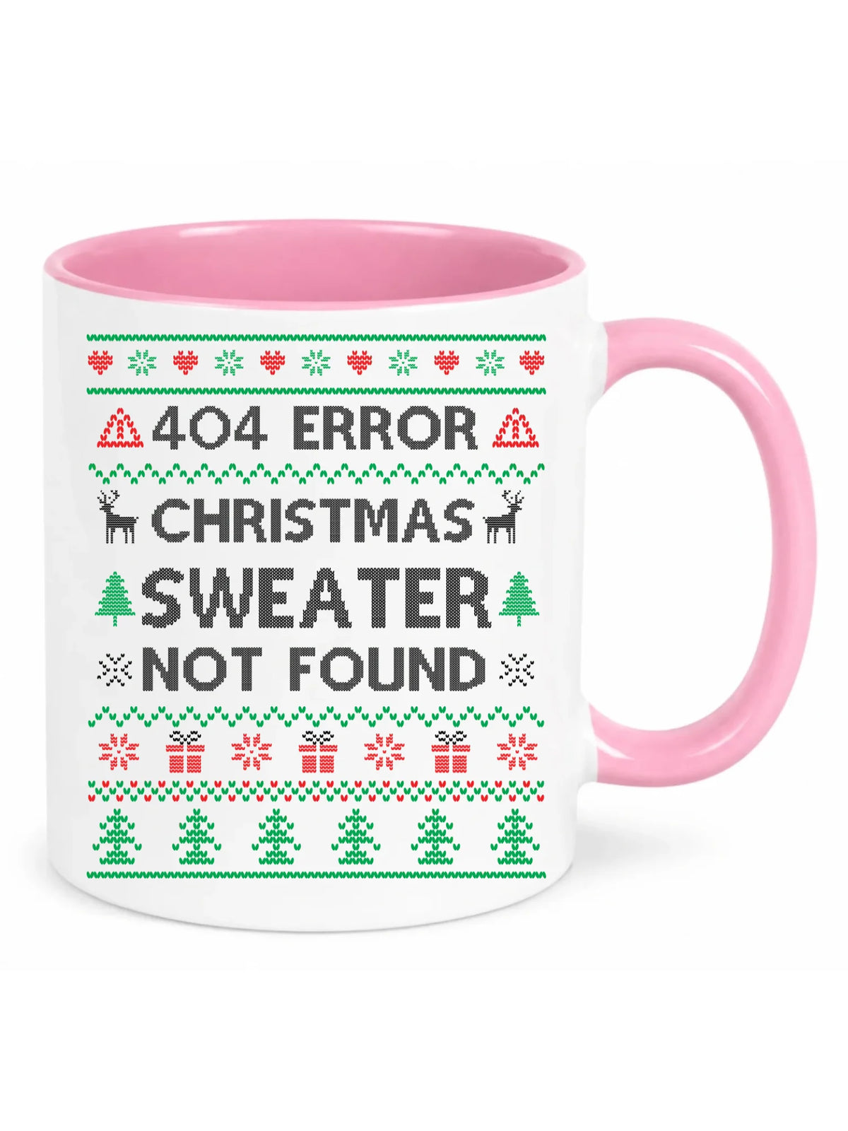 Kubek świąteczny - Error 404 Christmas sweater not found BN107