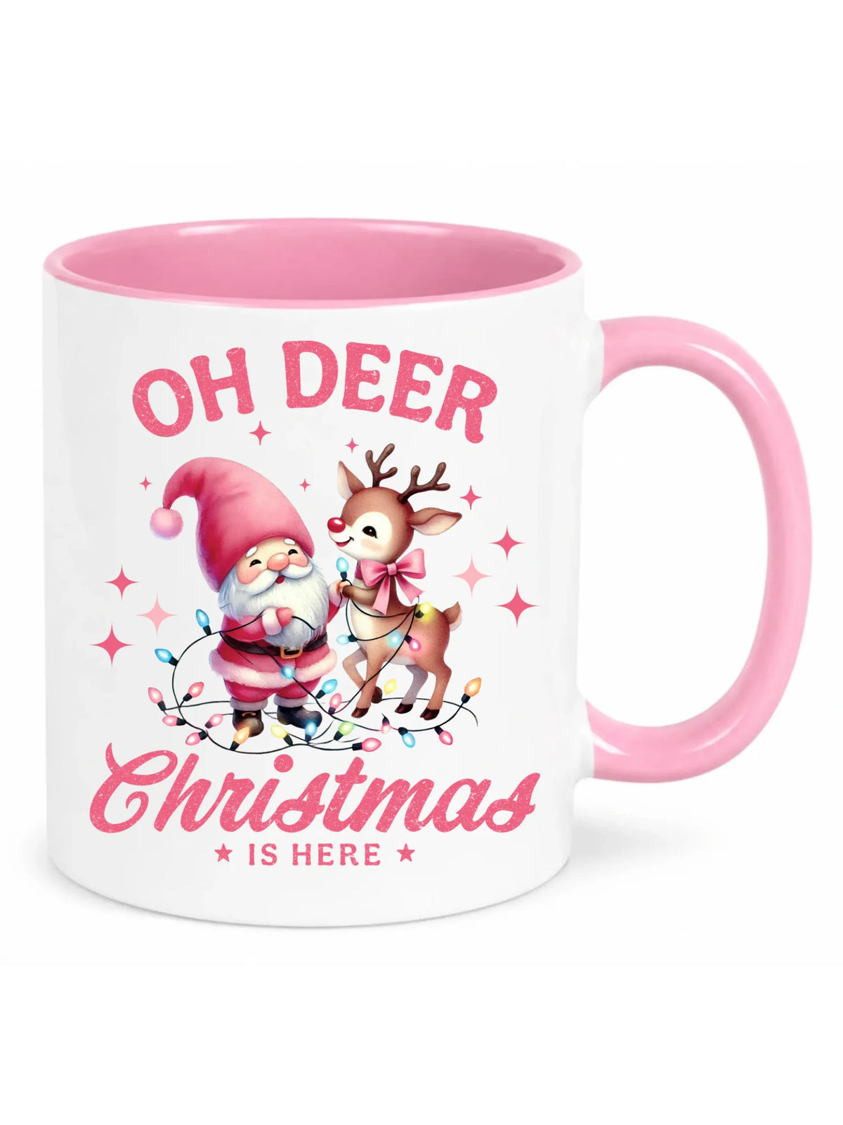 Kubek świąteczny - Oh deer Christmas is here BN59