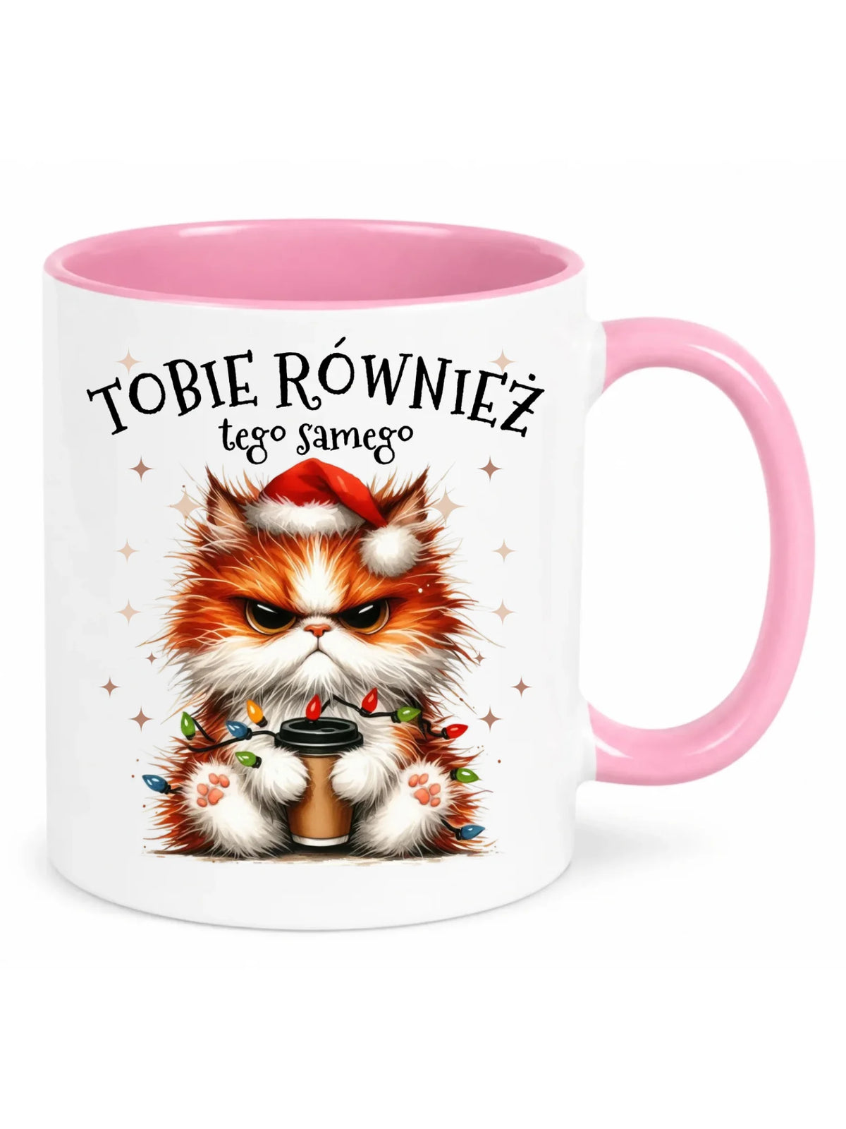 Kubek świąteczny - Grumpy Cat Tobie również tego samego BN32