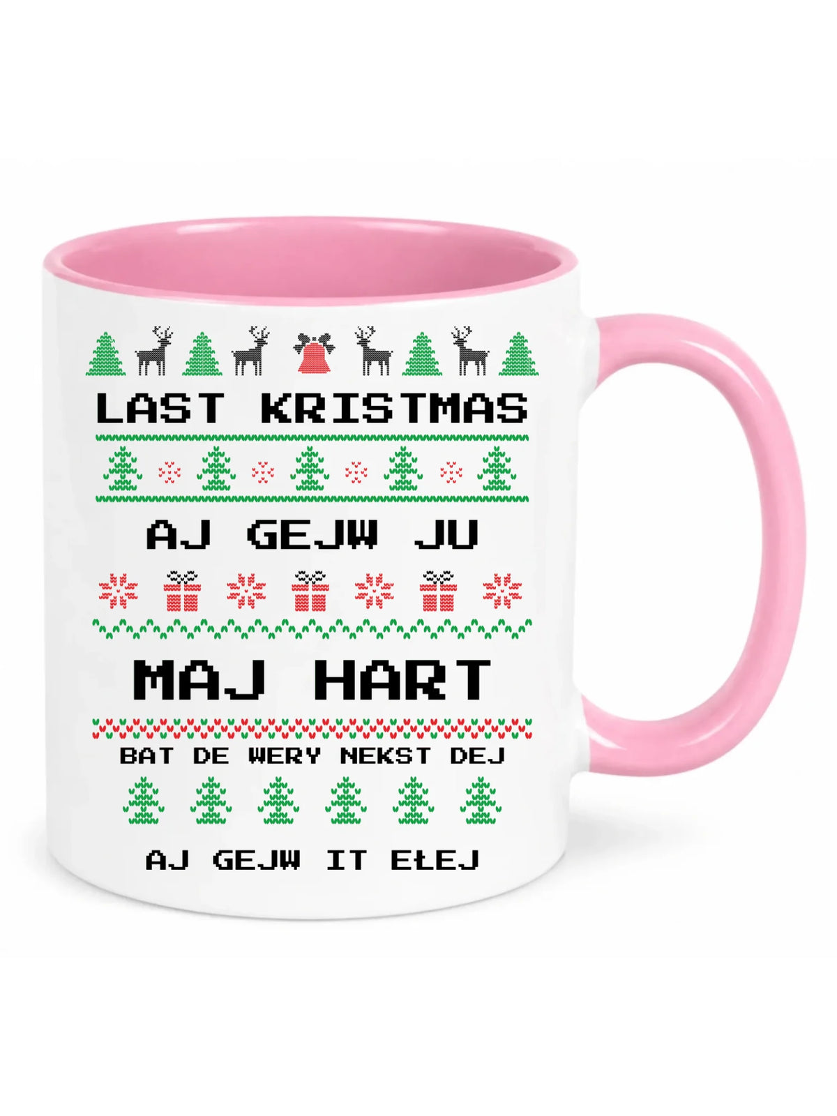 Kubek świąteczny - Last kristmas aj gejw ju maj hart BN13