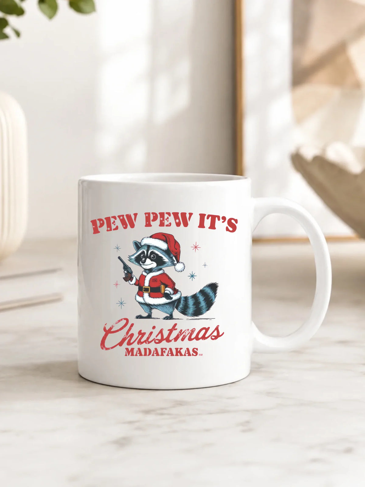 Kubek świąteczny - Pew pew it's Christmas BN60
