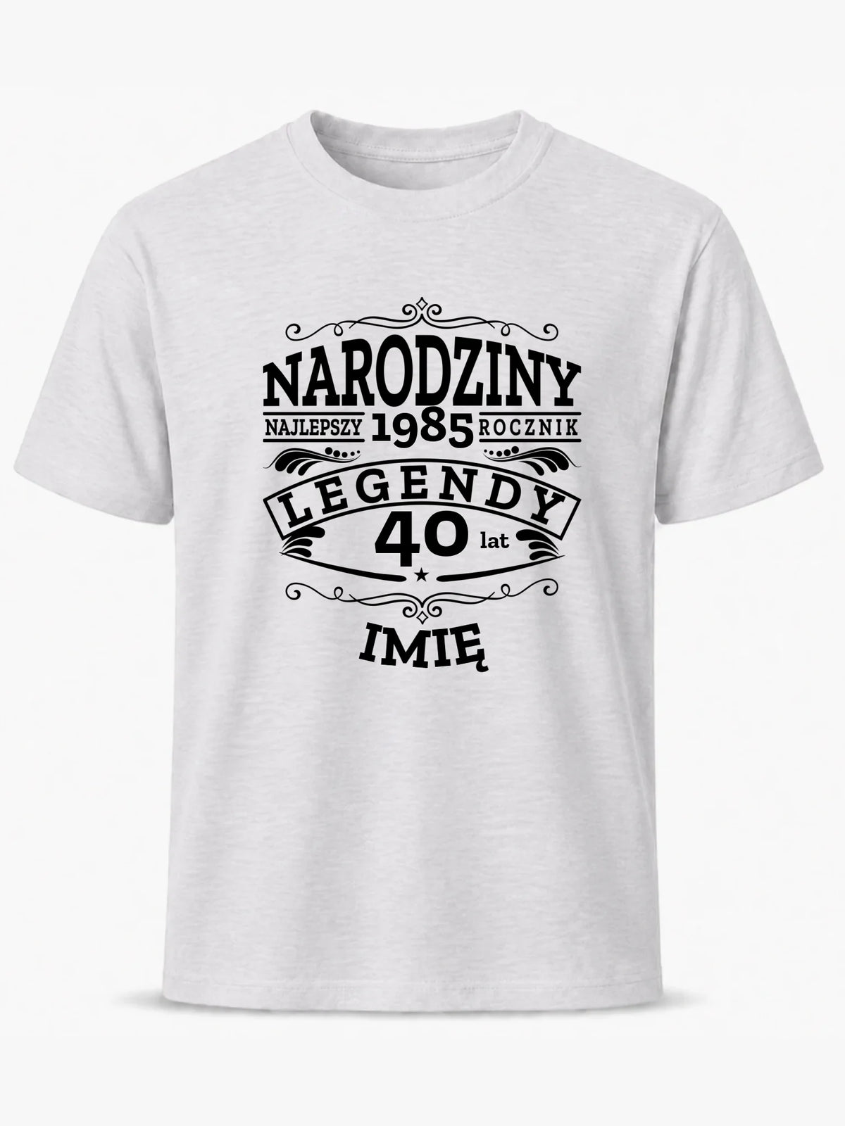 Koszulka męska na urodziny - Narodziny Legendy - personalizowana