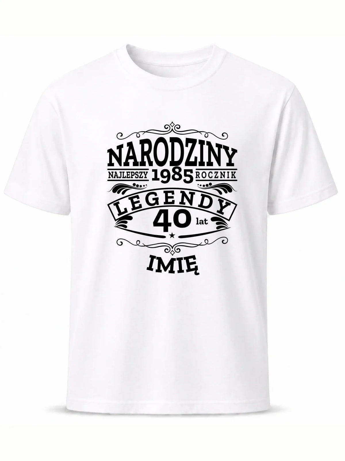 Koszulka męska na urodziny - Narodziny Legendy - personalizowana