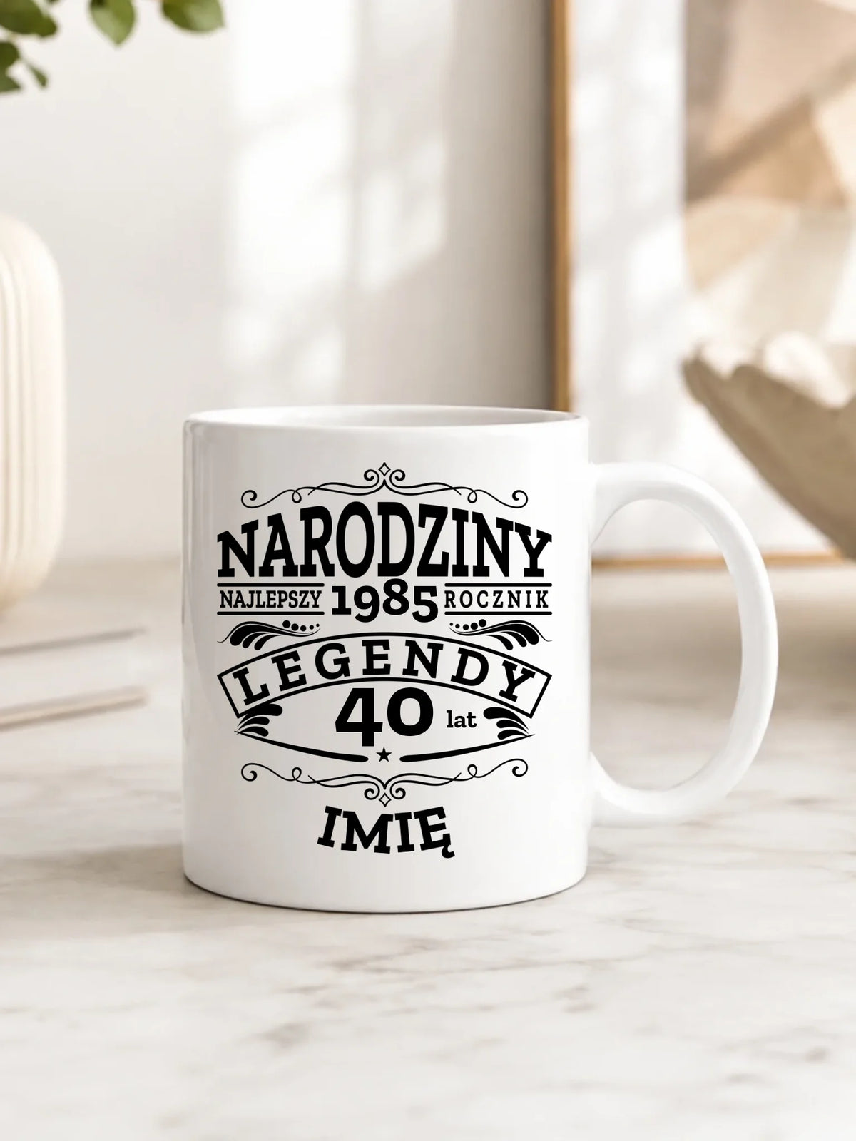 Kubek na urodziny - Narodziny Legendy - personalizowany