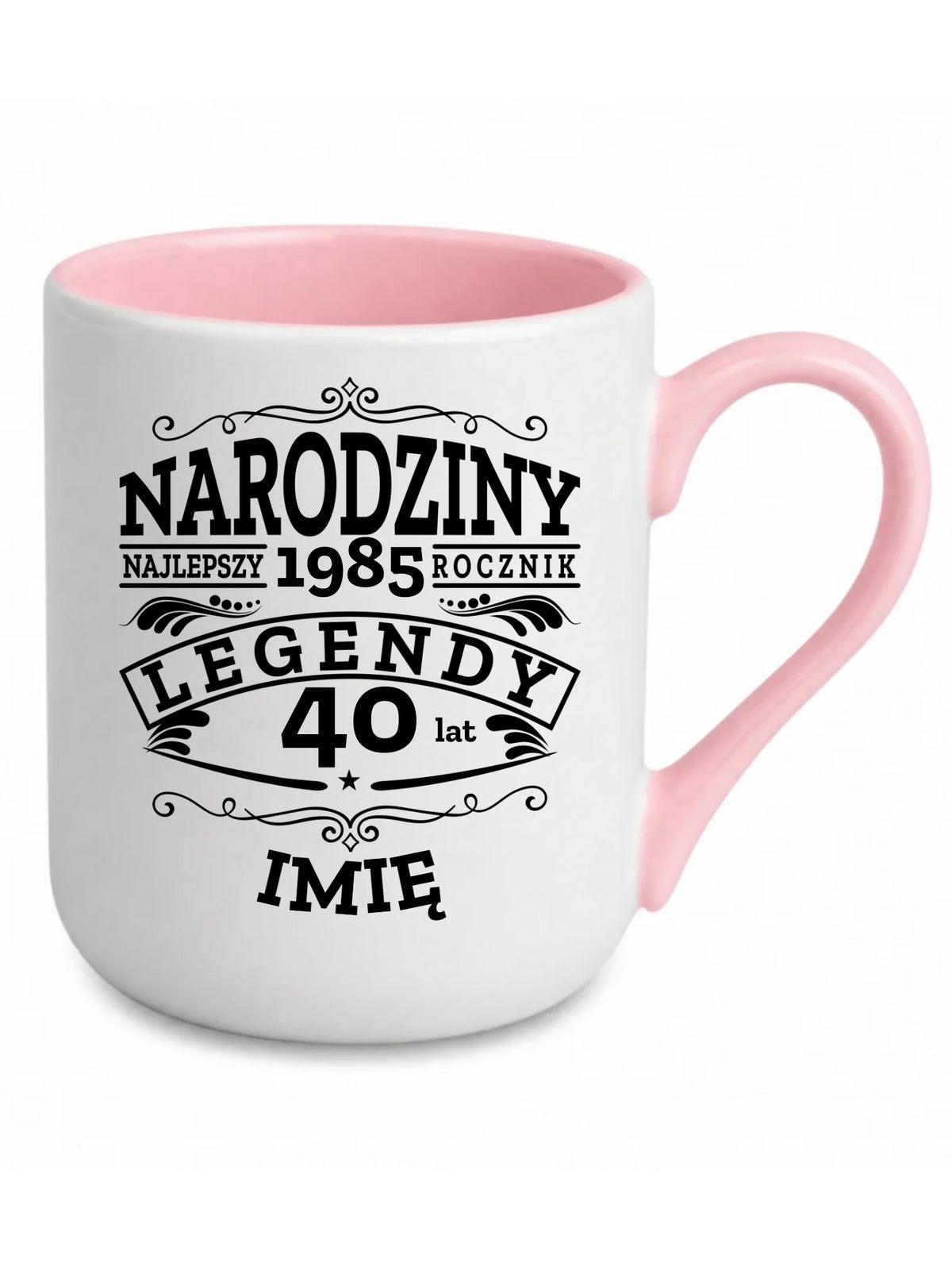 Kubek elegant na urodziny - Narodziny Legendy - personalizowany