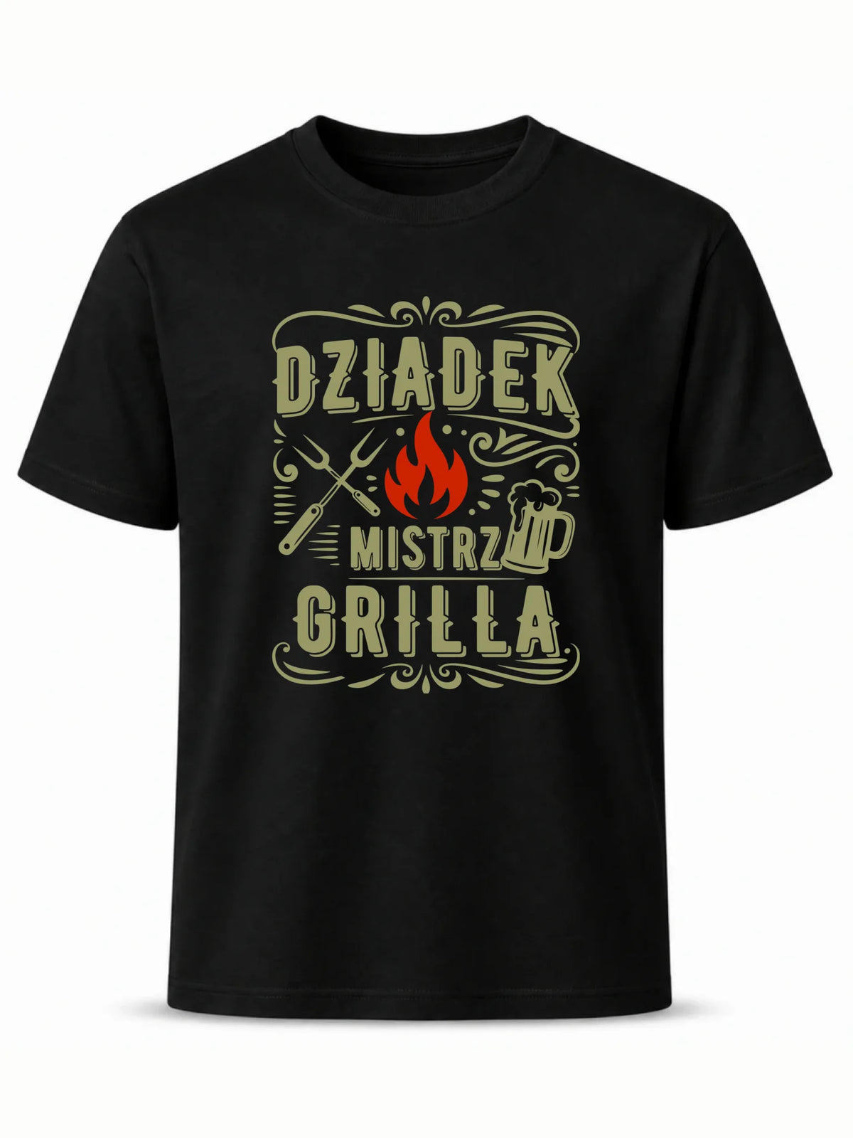 Koszulka dla dziadka - Dziadek mistrz grilla D33