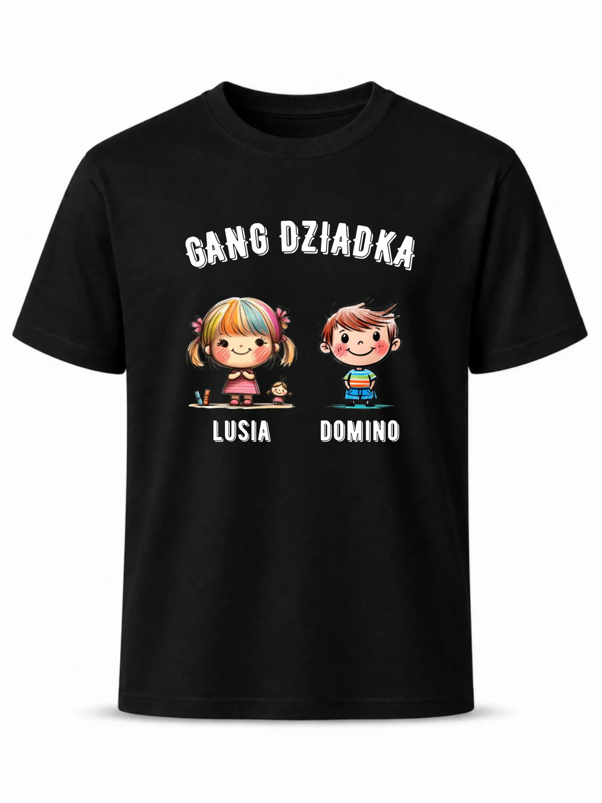 Koszulka dla dziadka - Gang Dziadka imiona wnuków 2-6 - personalizowana D18