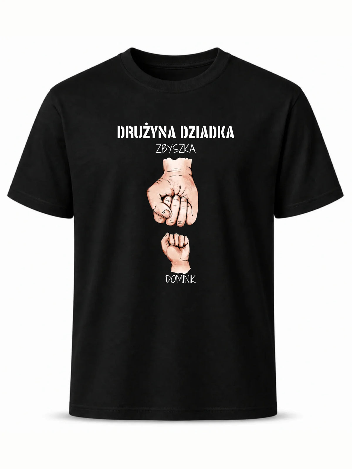 Koszulka dla dziadka - Drużyna dziadka 1-6 imion wnuków - personalizowana D07