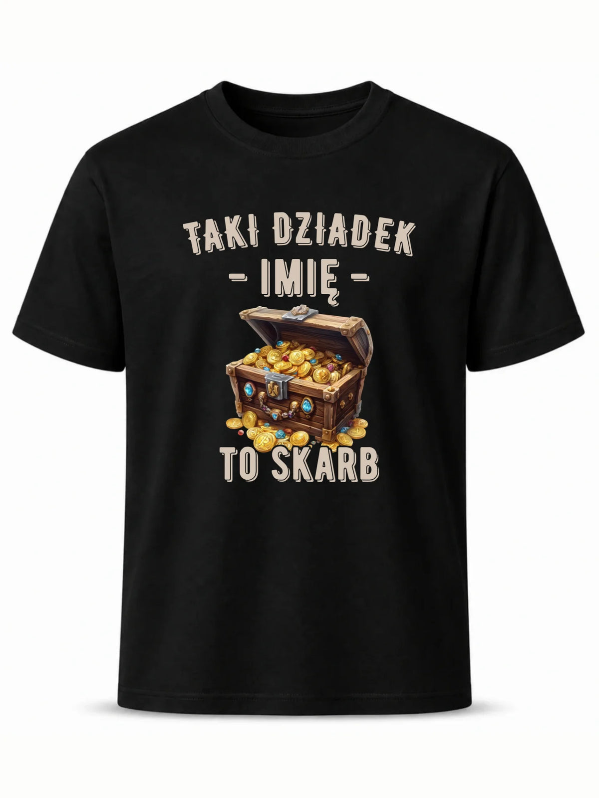Koszulka dla dziadka - Taki dziadek to skarb - personalizowana D19