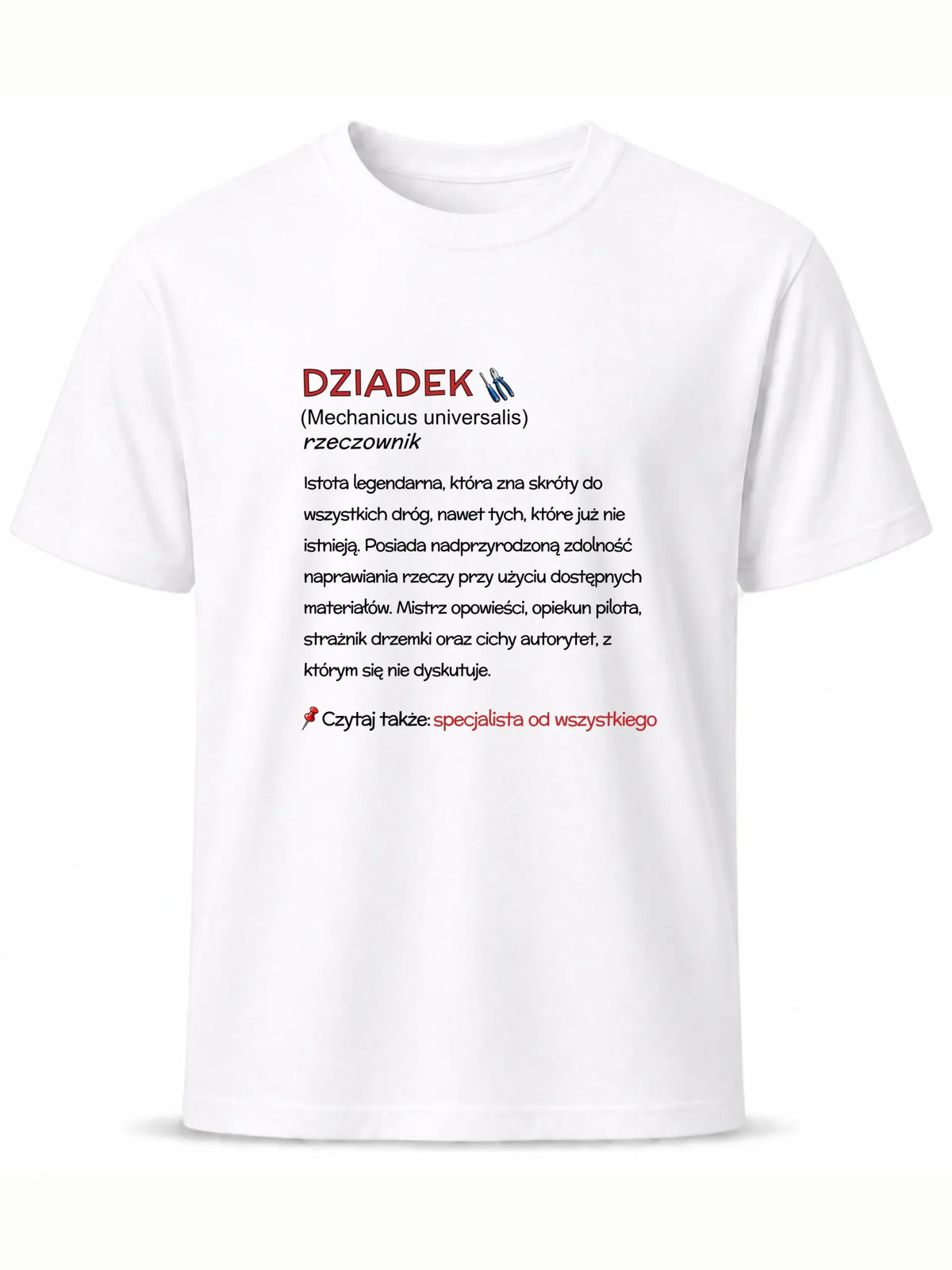 Koszulka dla dziadka - Dziadek śmieszna definicja D43