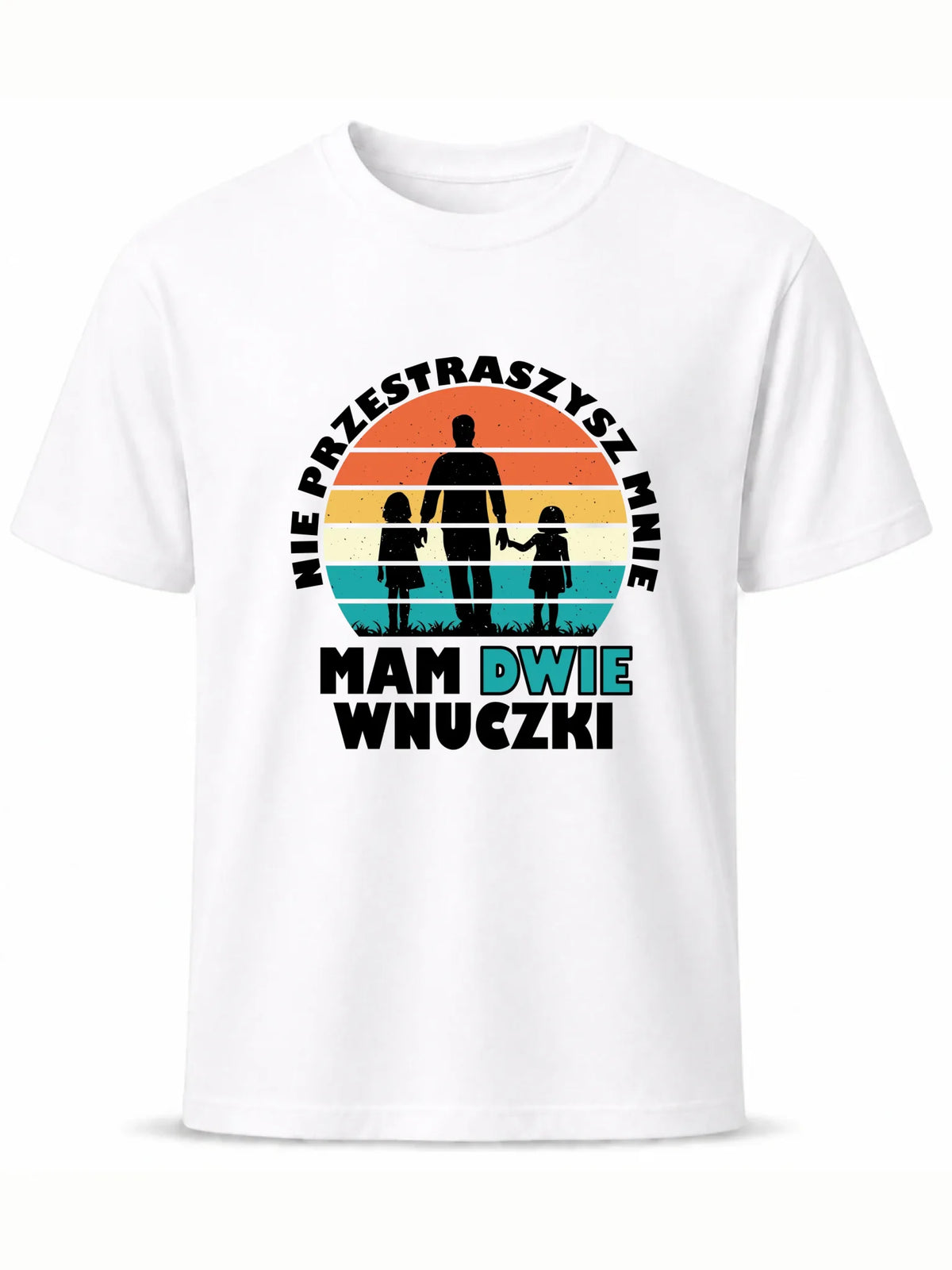 Koszulka dla dziadka - Nie przestraszysz mnie mam dwie wnuczki D41