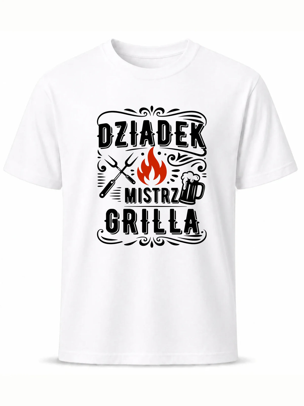 Koszulka dla dziadka - Dziadek mistrz grilla D33