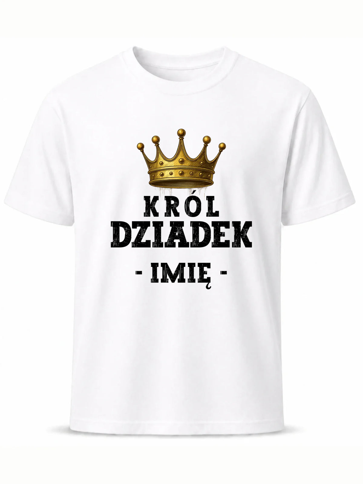 Koszulka dla dziadka - Król Dziadek - personalizowana D17