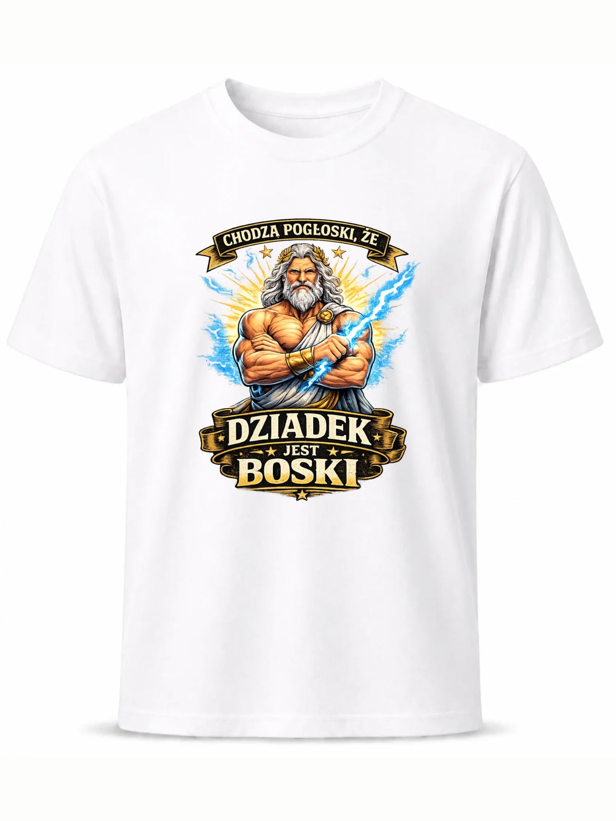 Koszulka dla dziadka - Chodzą pogłoski, że dziadek jest boski D16