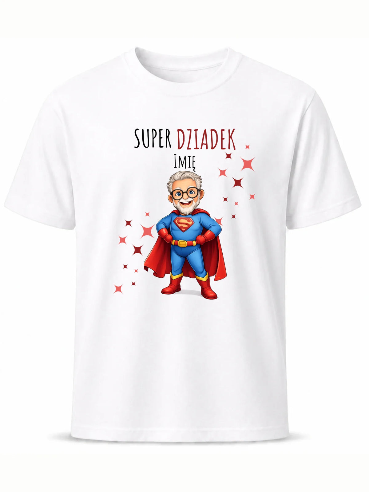 Koszulka dla dziadka - Super Dziadek - personalizowana D02
