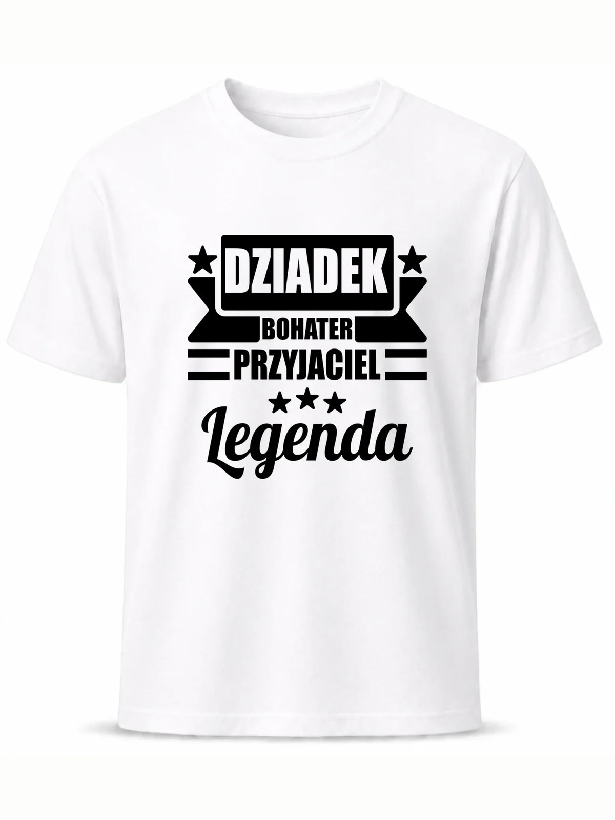 Koszulka dla dziadka - Bohater przyjaciel legenda D20