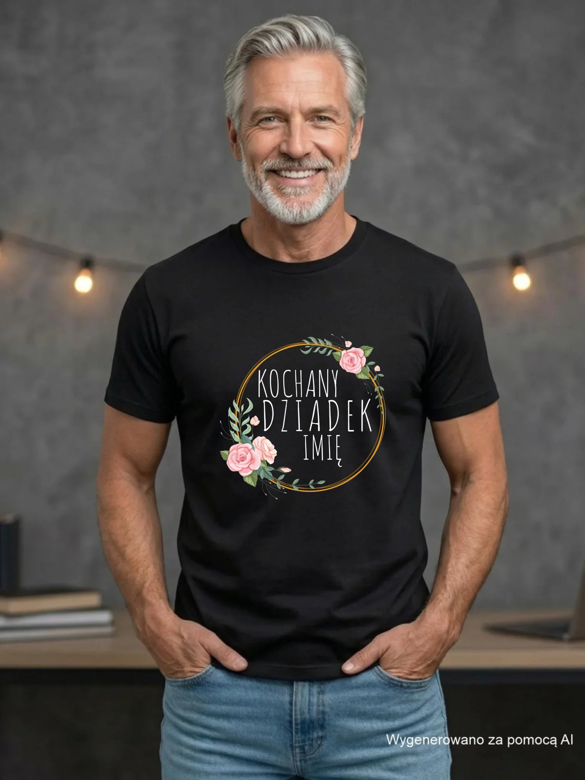 Koszulka dla dziadka - Kochany Dziadek - personalizowana D10