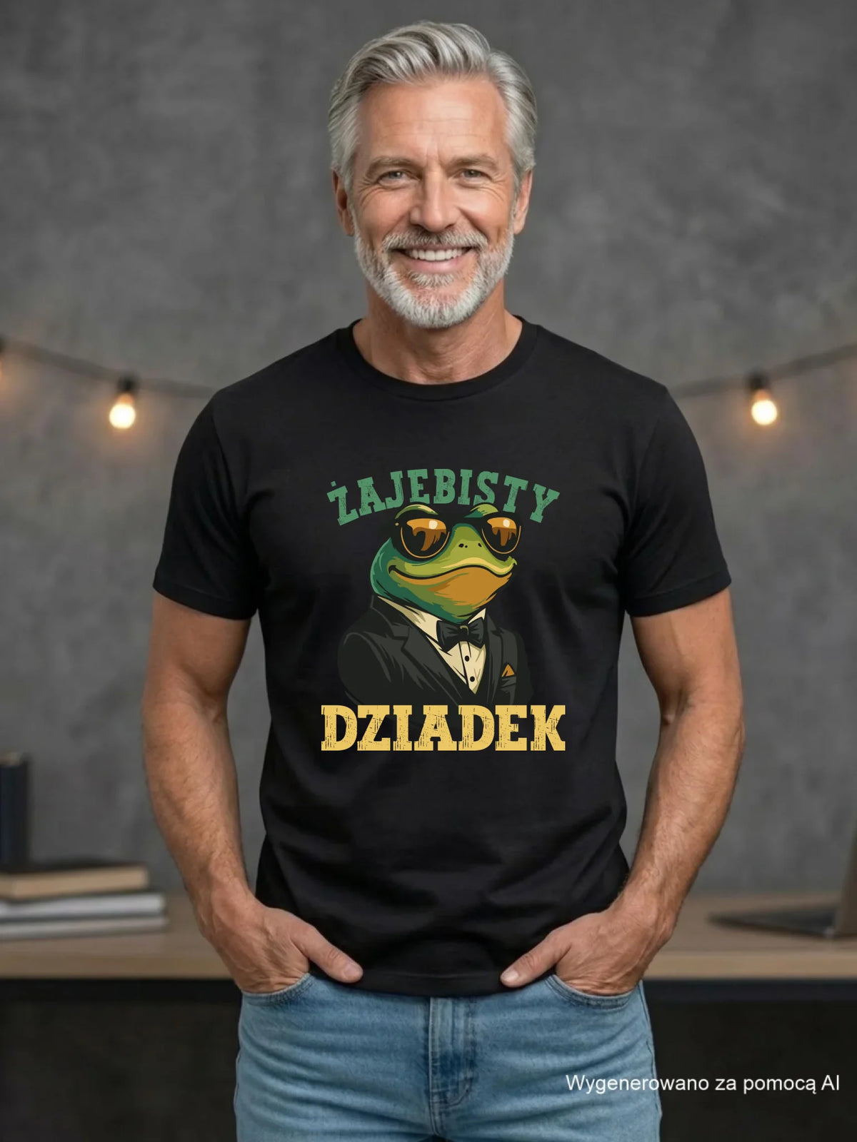 Koszulka dla dziadka - Żajebisty dziadek D42